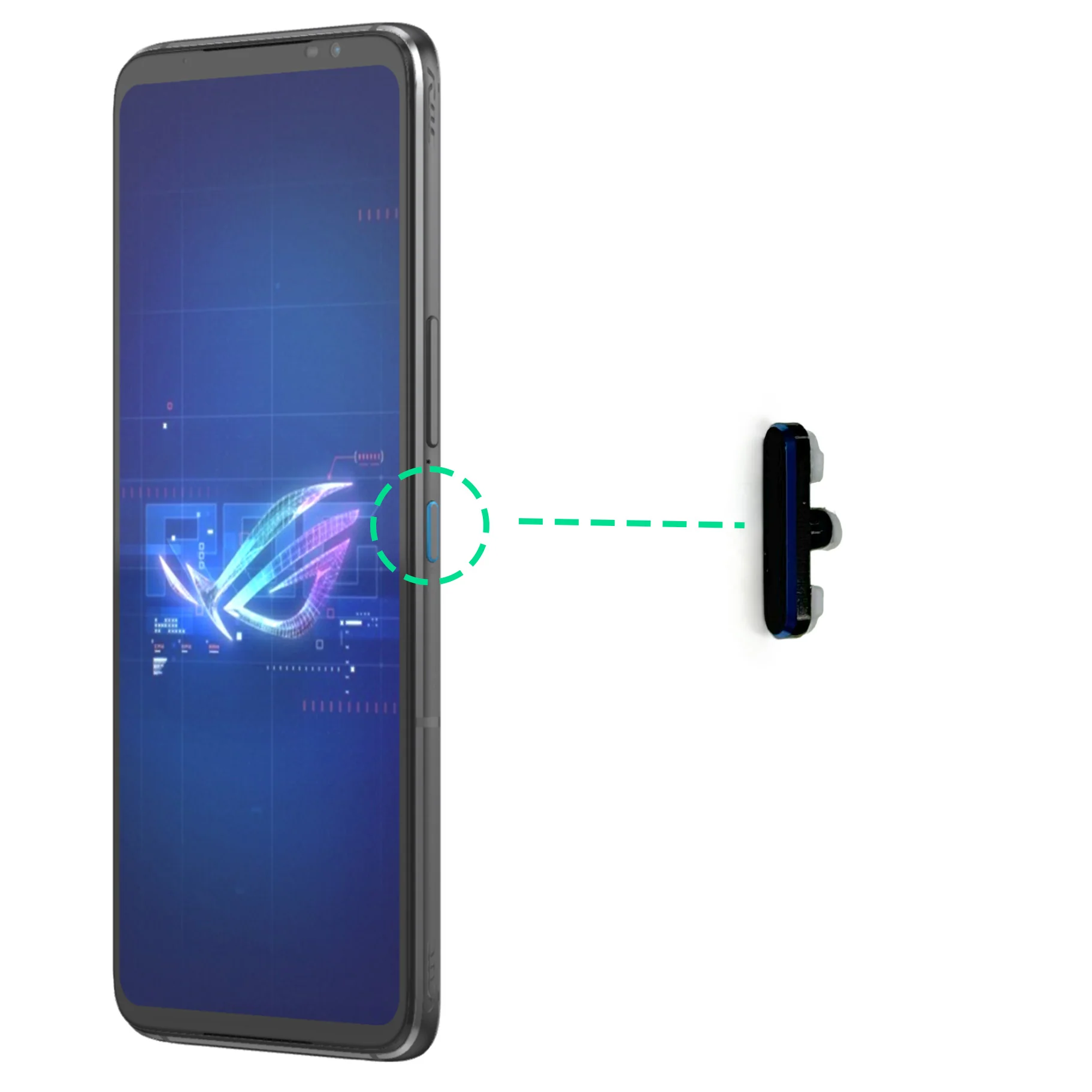 Asus ROG Phone 6/6D Replacement Power & Volume Button Part - Image 5