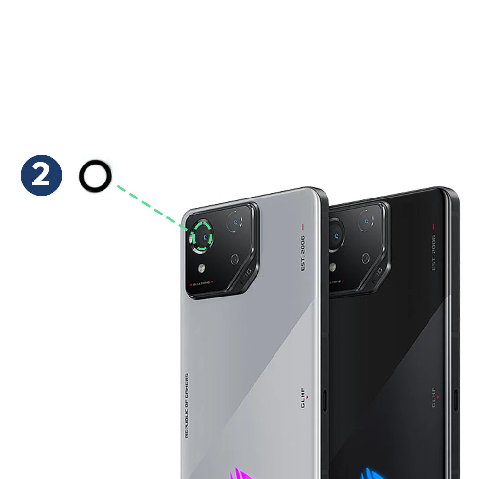 Asus ROG Phone 8 Replacement Rear Camera Lens Glass - Image 3