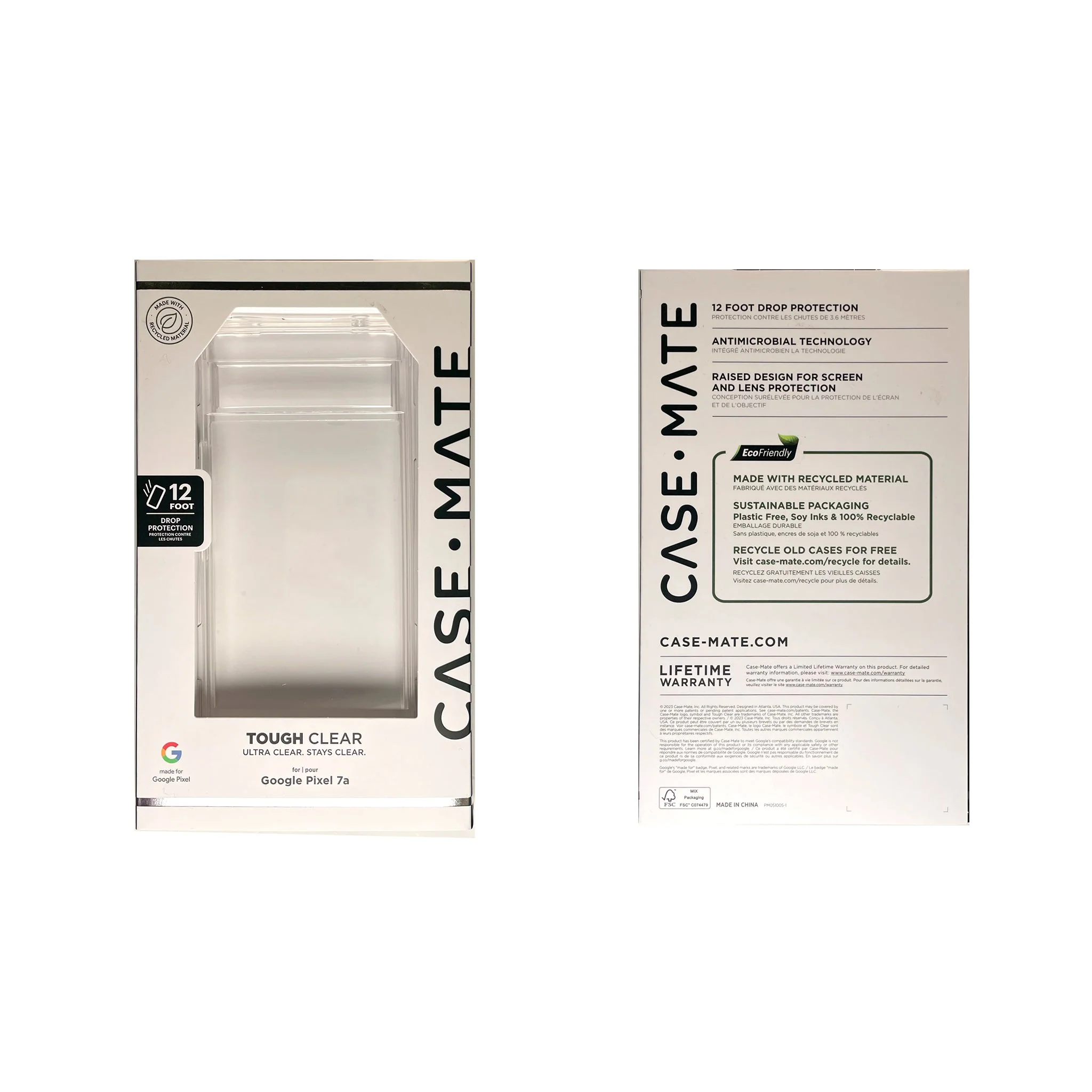 Case-Mate Tough Clear Case for Google Pixel 7a - Image 2