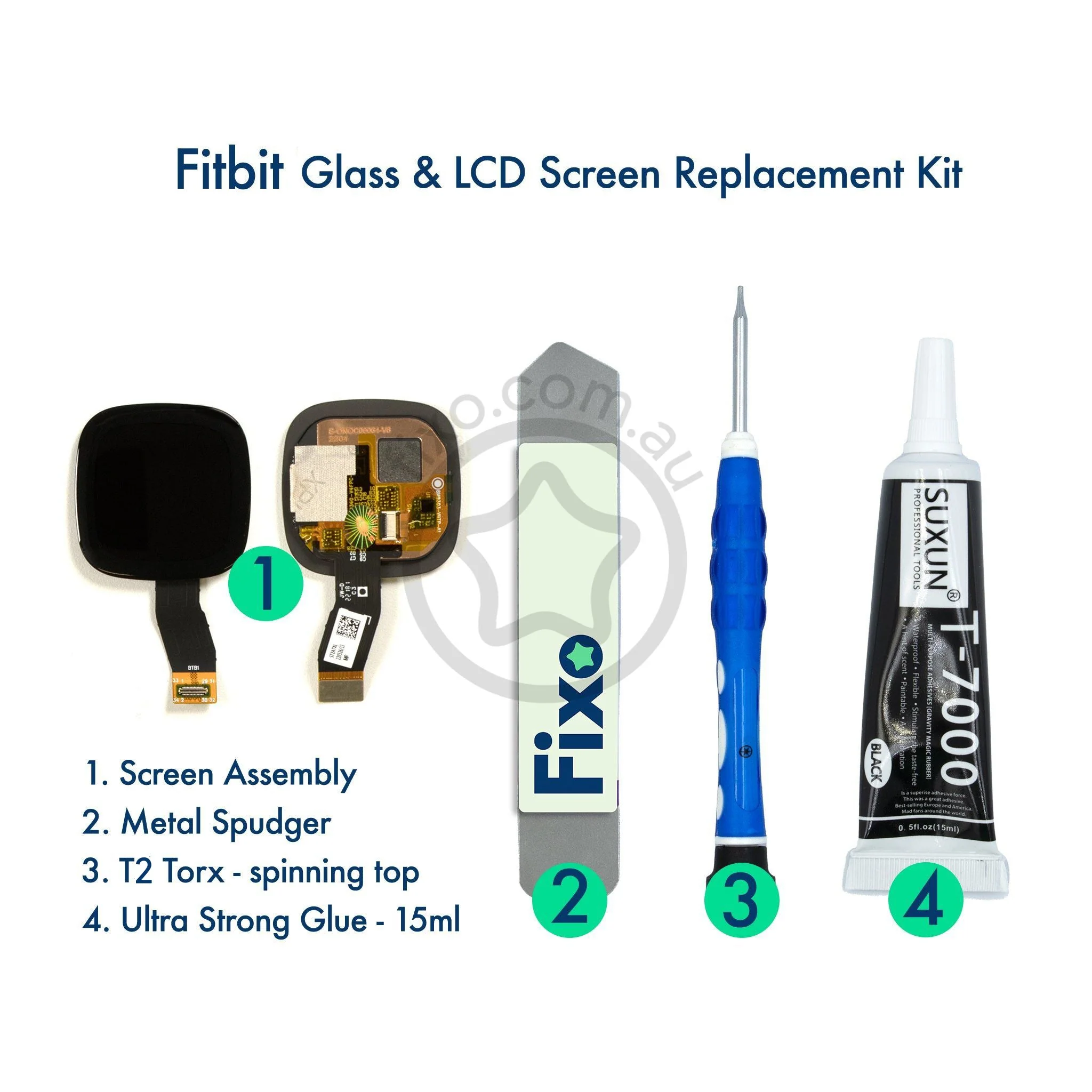 Fitbit Sense 2 Replacement Glass & Touch Screen Assembly - Image 2
