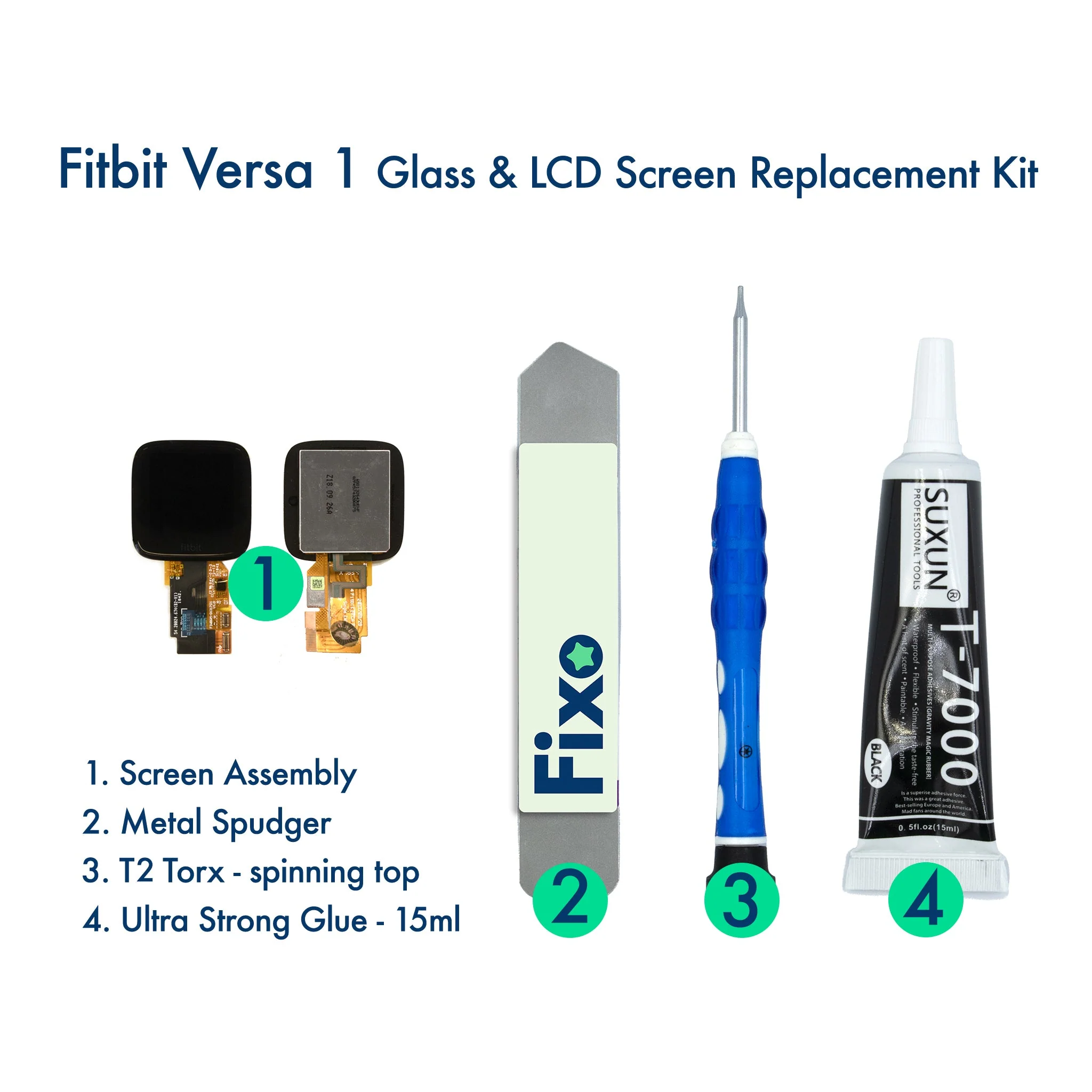 Fitbit Versa 1 Replacement Glass & Touch Screen Assembly - Image 2