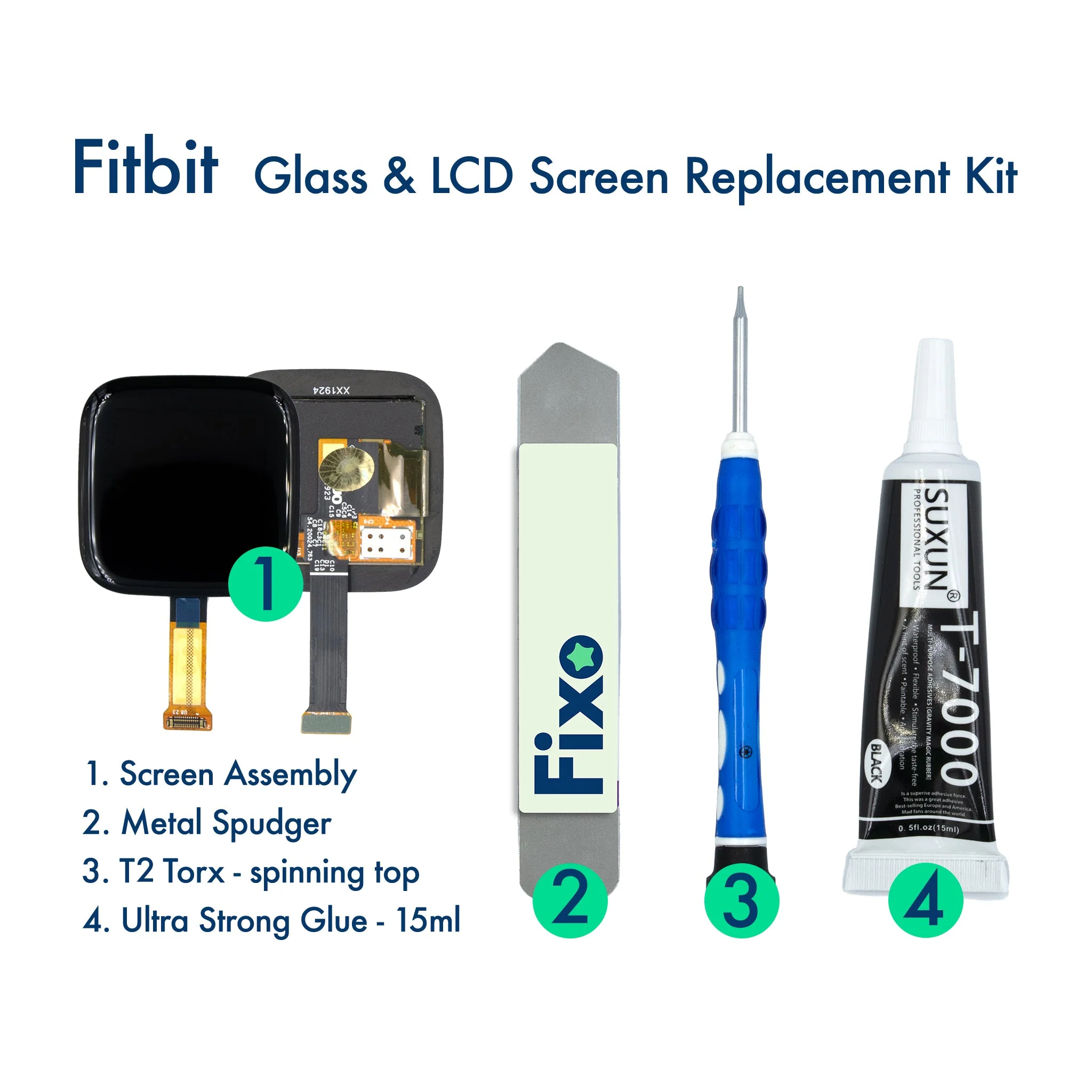 Fitbit Versa 2 (FB507) Replacement Glass & Touch Screen Assembly - Image 2