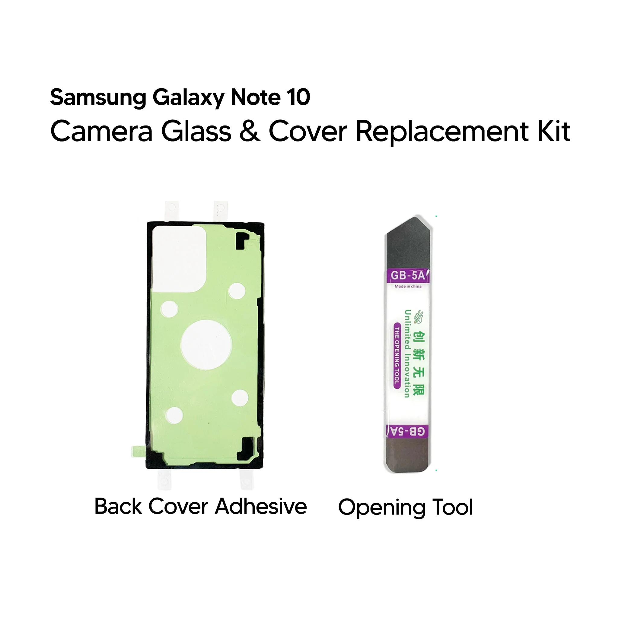 Samsung Galaxy Note 10 Rear Camera Glass Lens Cover with Bracket - Image 3