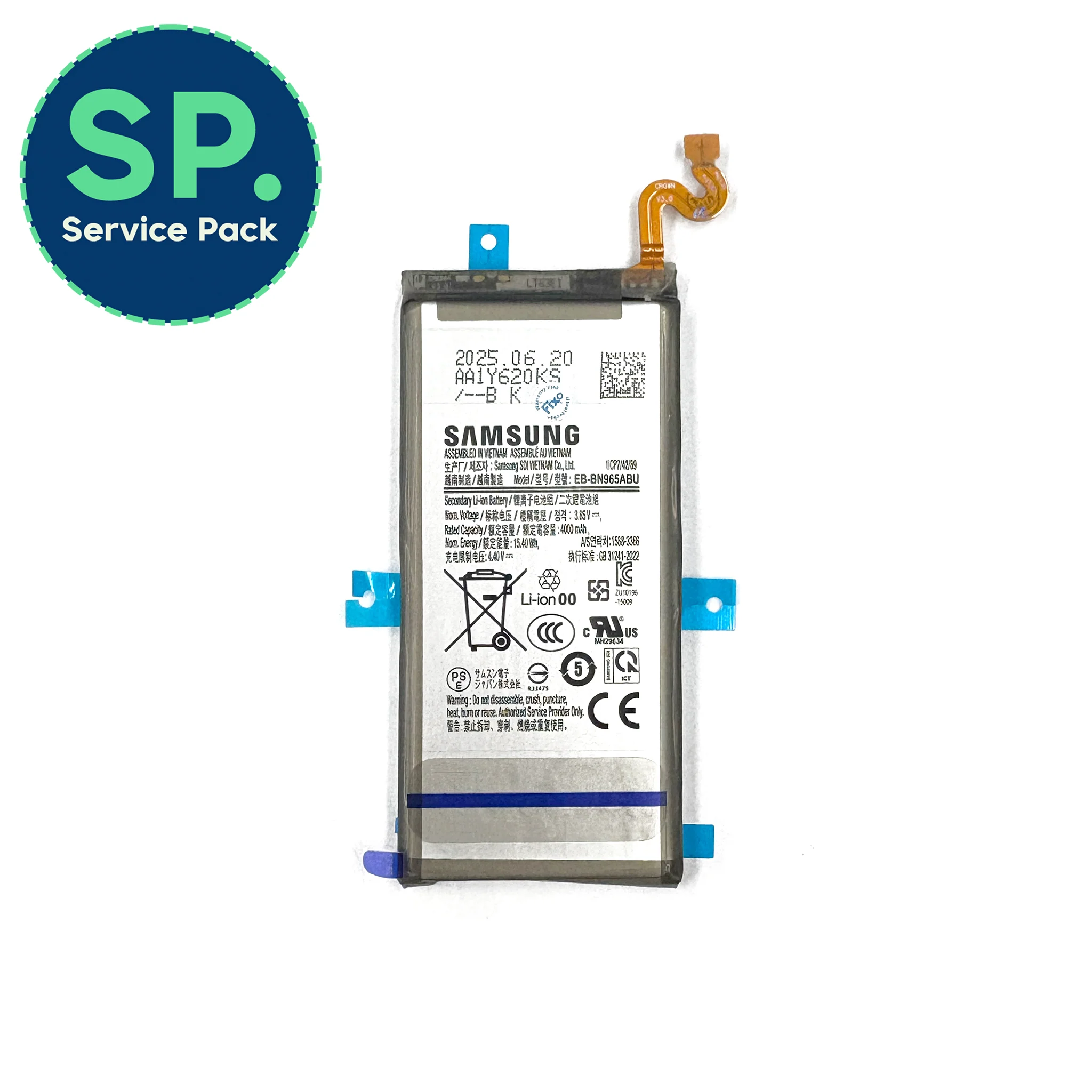 Samsung Galaxy Note 9 Replacement Battery - Image 2
