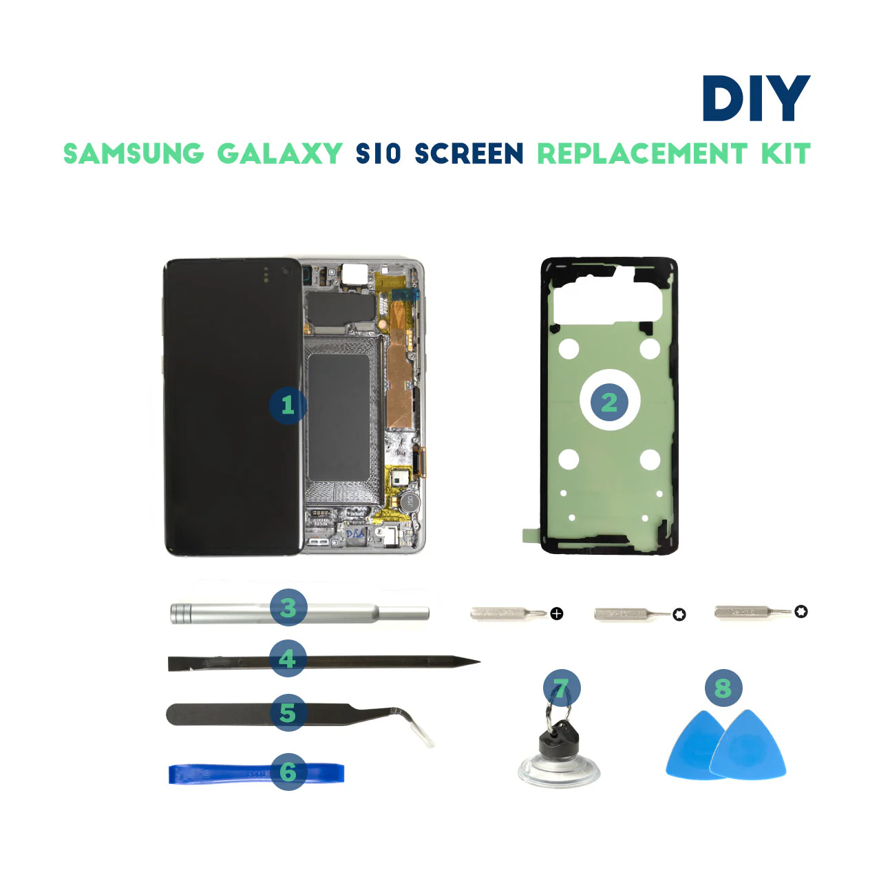 Samsung Galaxy S10 DIY LCD Screen Replacement Kit - Image 2