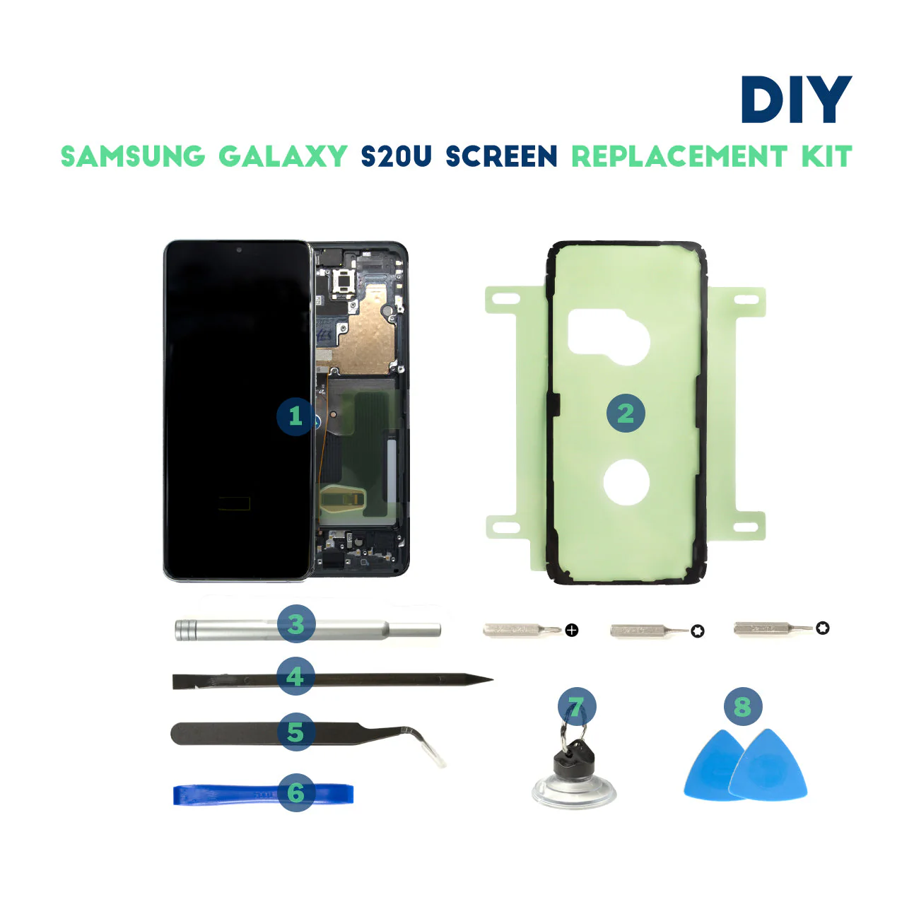 Samsung Galaxy S20 Ultra DIY Screen Repair Kit - Image 2