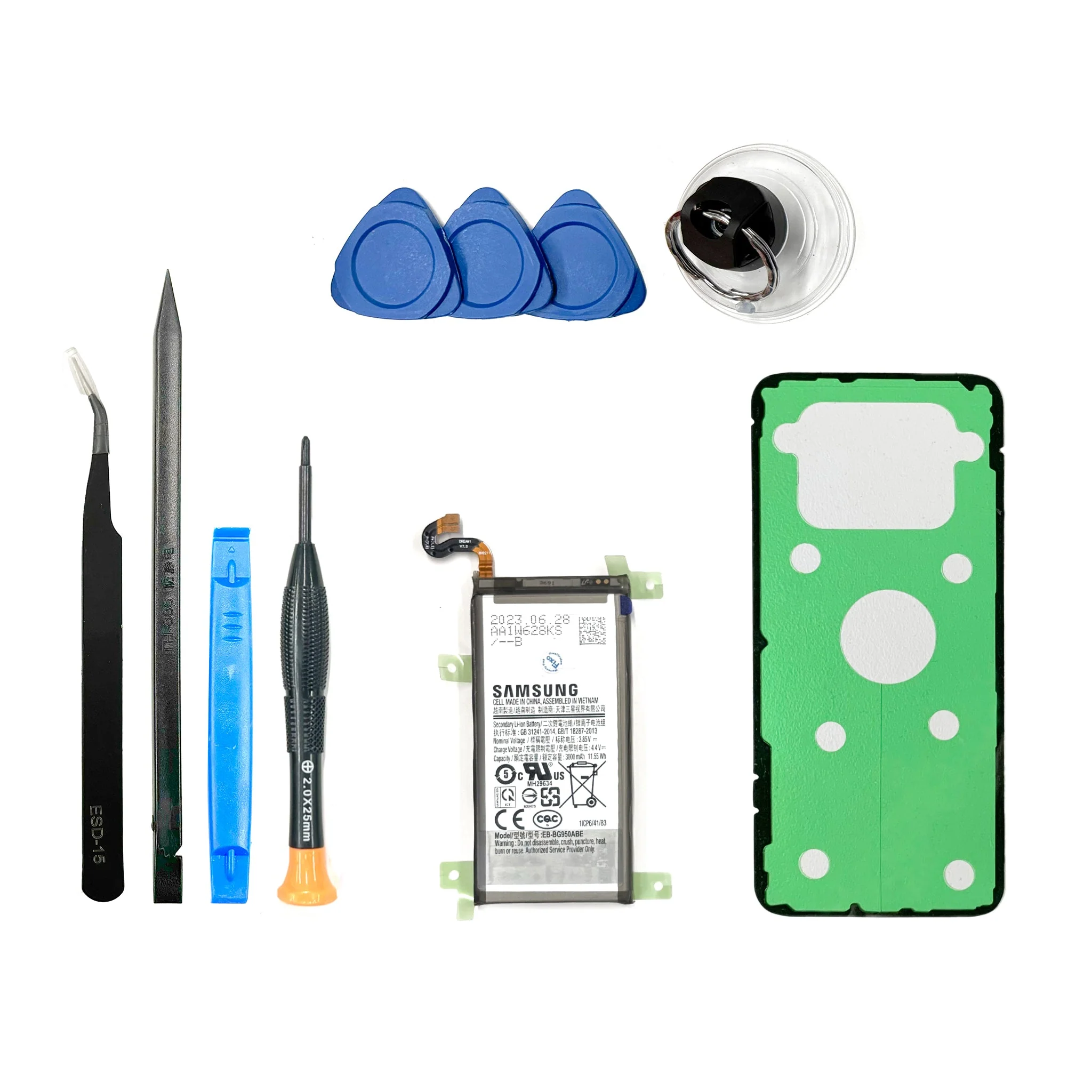 Samsung Galaxy S8 DIY Battery Repair Kit - Image 2
