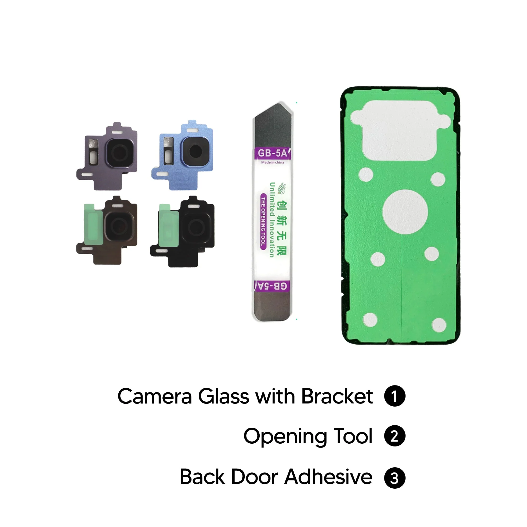 Samsung Galaxy S8 DIY Rear Camera Glass Repair Kit - Image 3