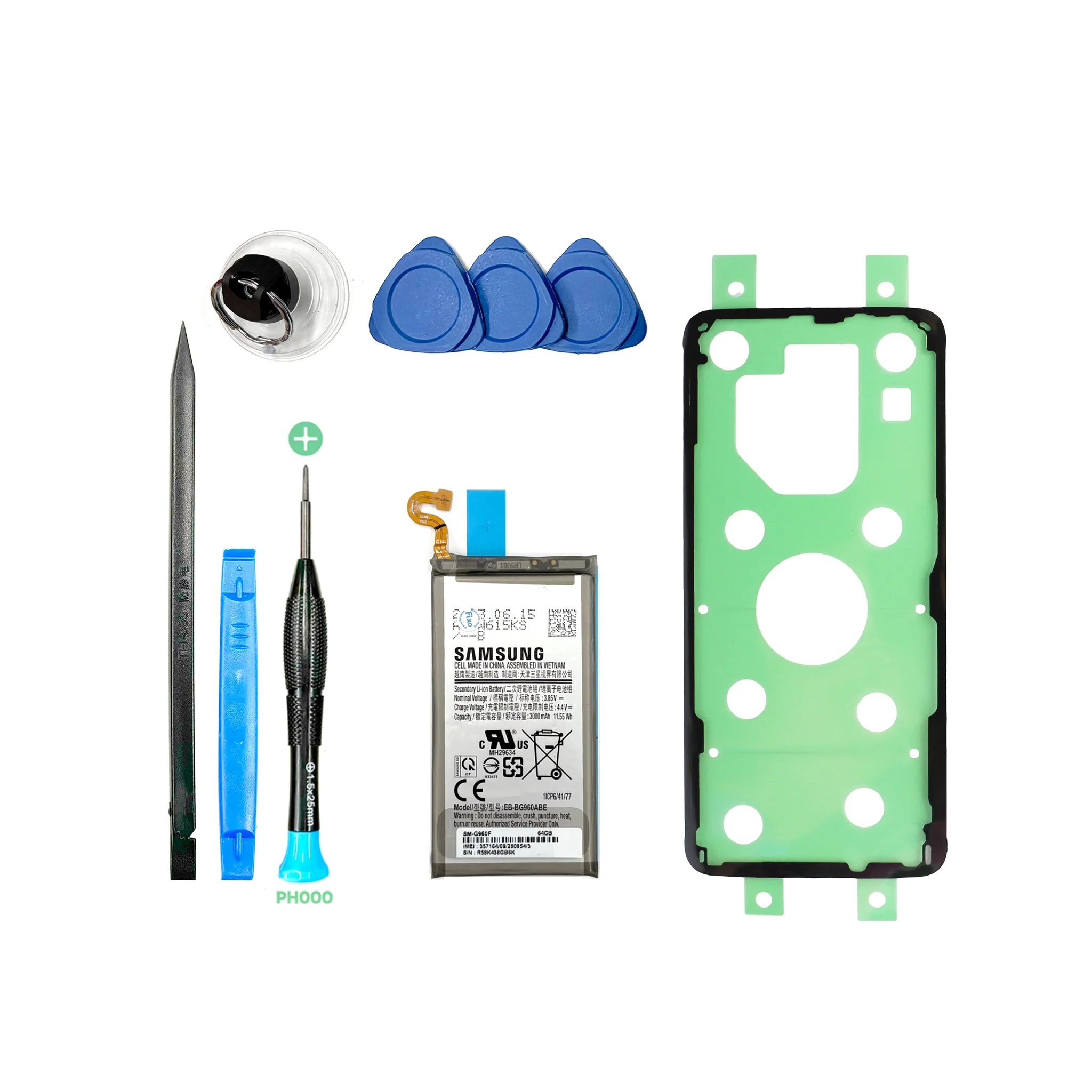 Samsung Galaxy S9 DIY Battery Repair Kit - Image 2