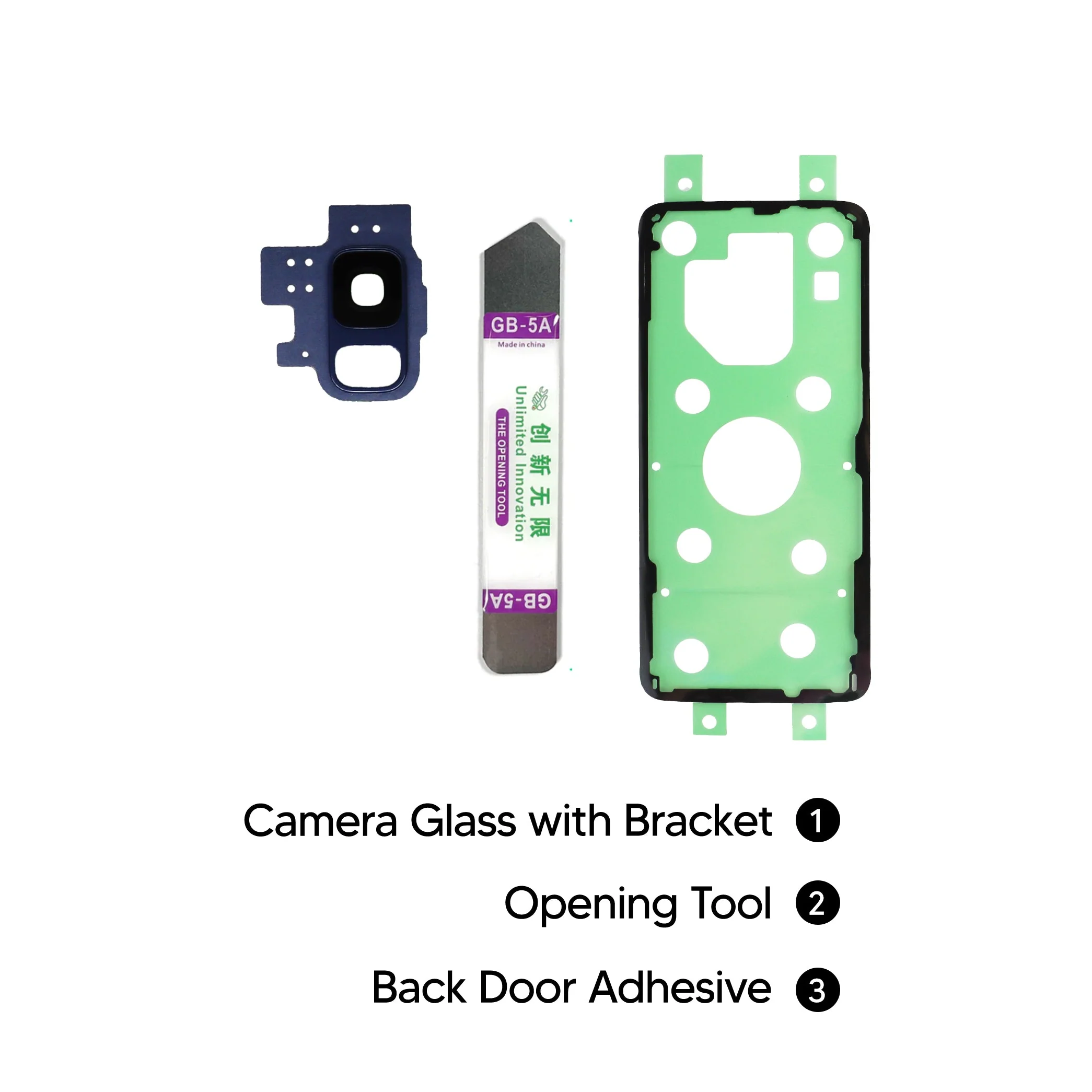 Samsung Galaxy S9 Replacement Rear Camera Glass & Cover - Image 4
