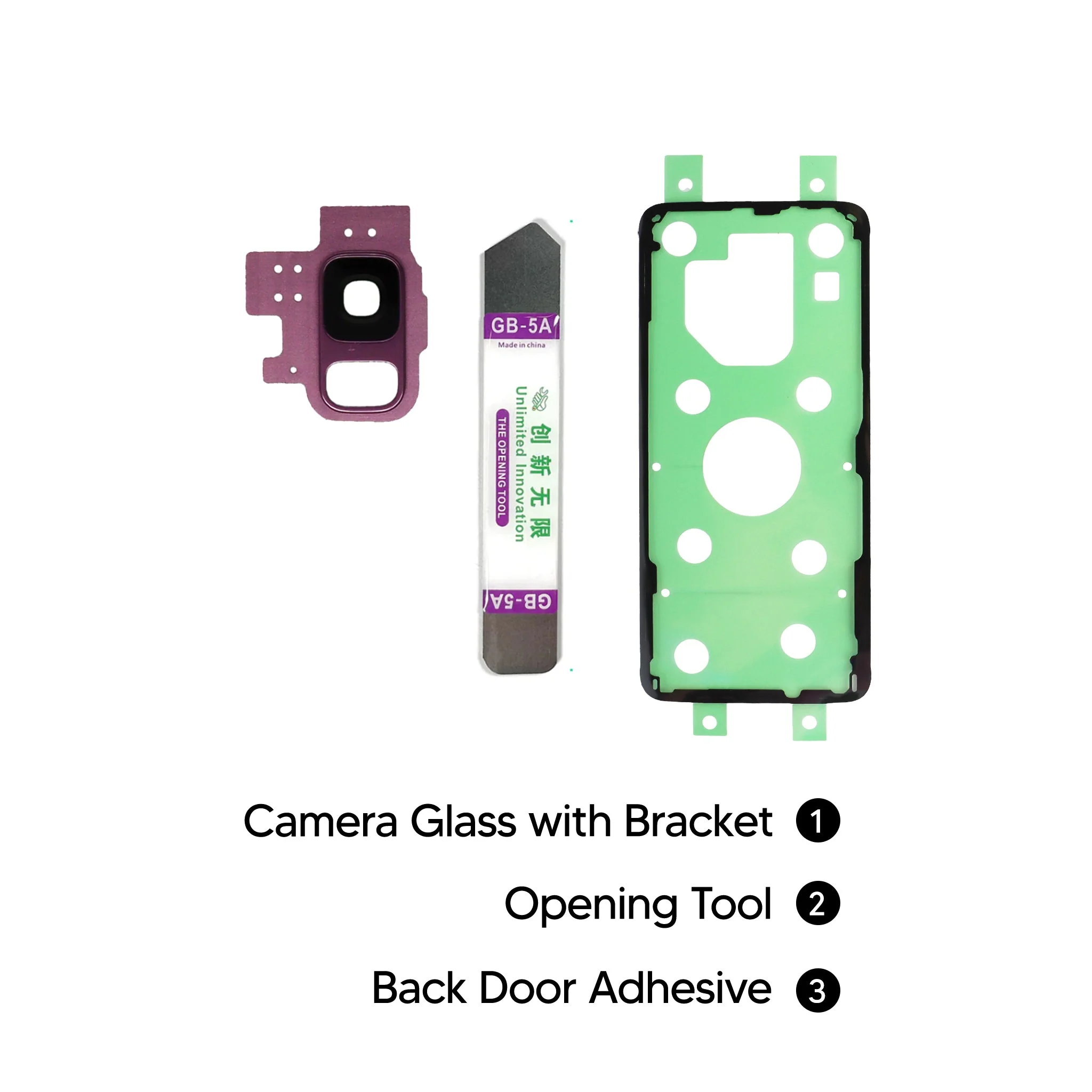 Samsung Galaxy S9 Replacement Rear Camera Glass & Cover - Image 6