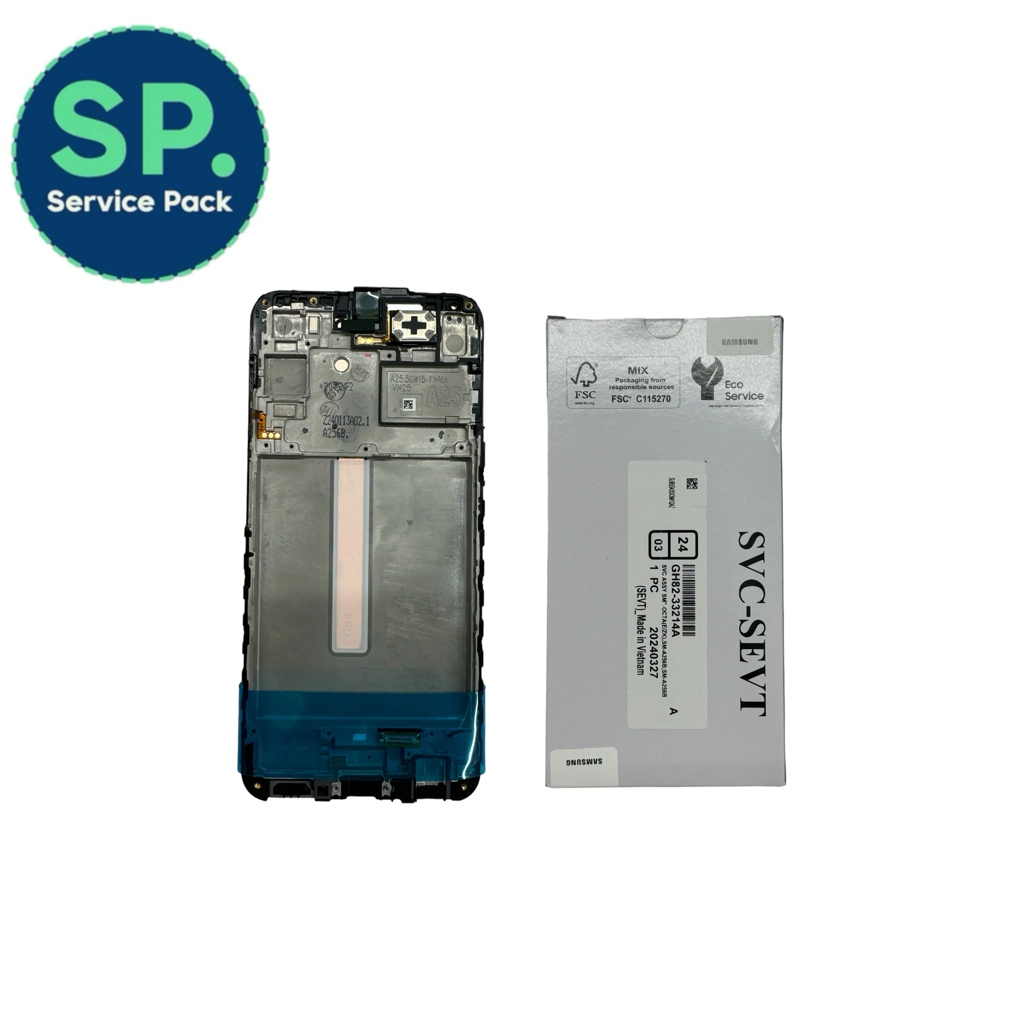 Samsung Galaxy A25 5G LCD Display / Screen + Touch + Frame (SM-A256) - Genuine Service Pack - Image 2