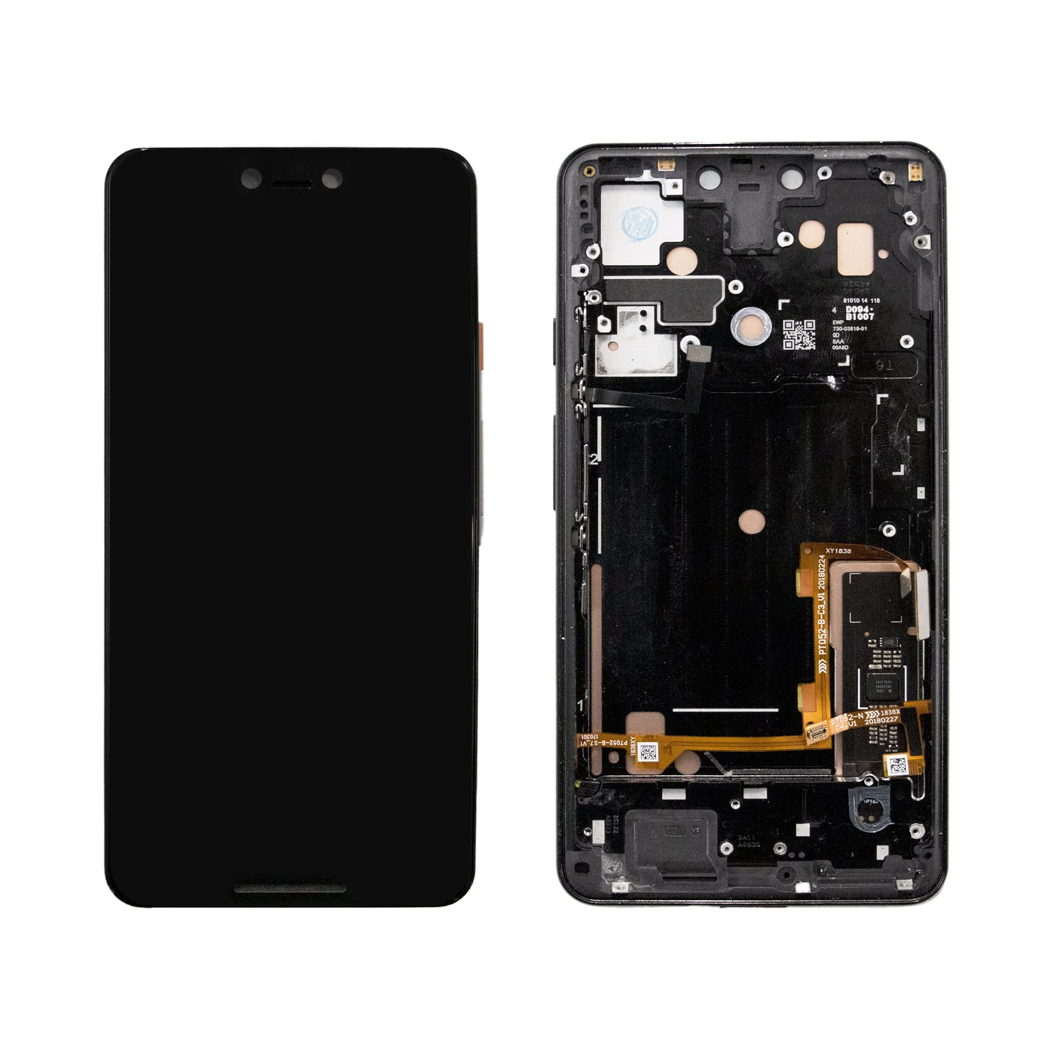 Genuine Assembled Google Pixel 3 XL Replacement OLED Screen with Frame - Image 3