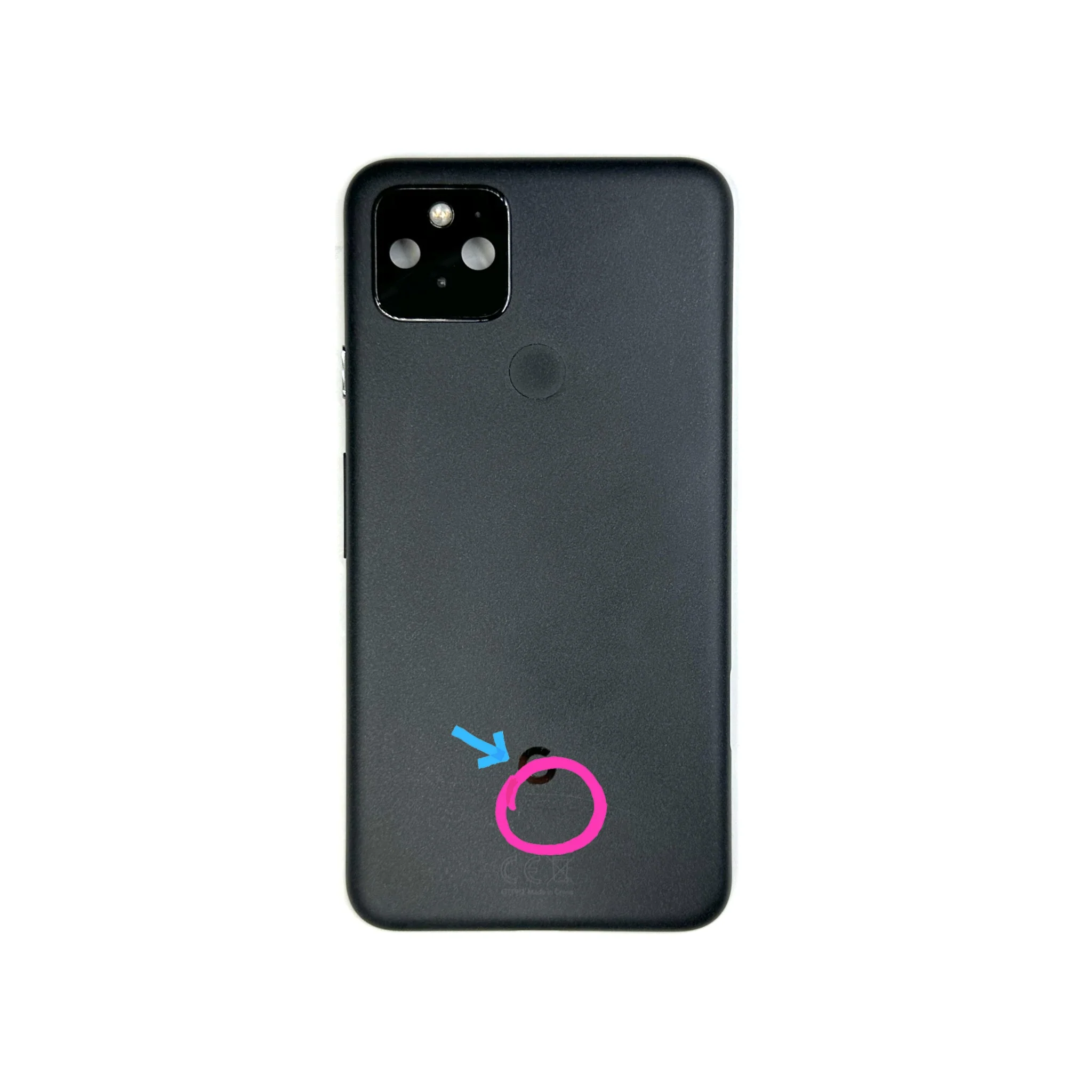 Google Pixel 5 Replacement Plastic Back/Battery Cover - Image 7