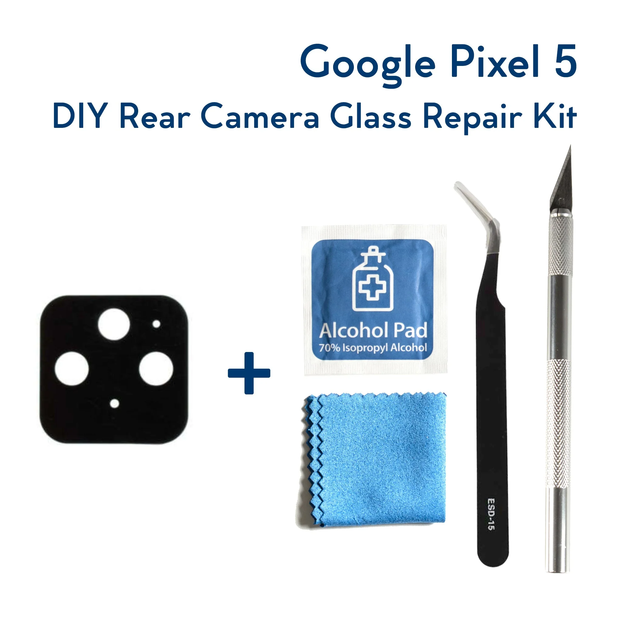Google Pixel 5 Replacement Rear Camera Lens Glass - Image 3