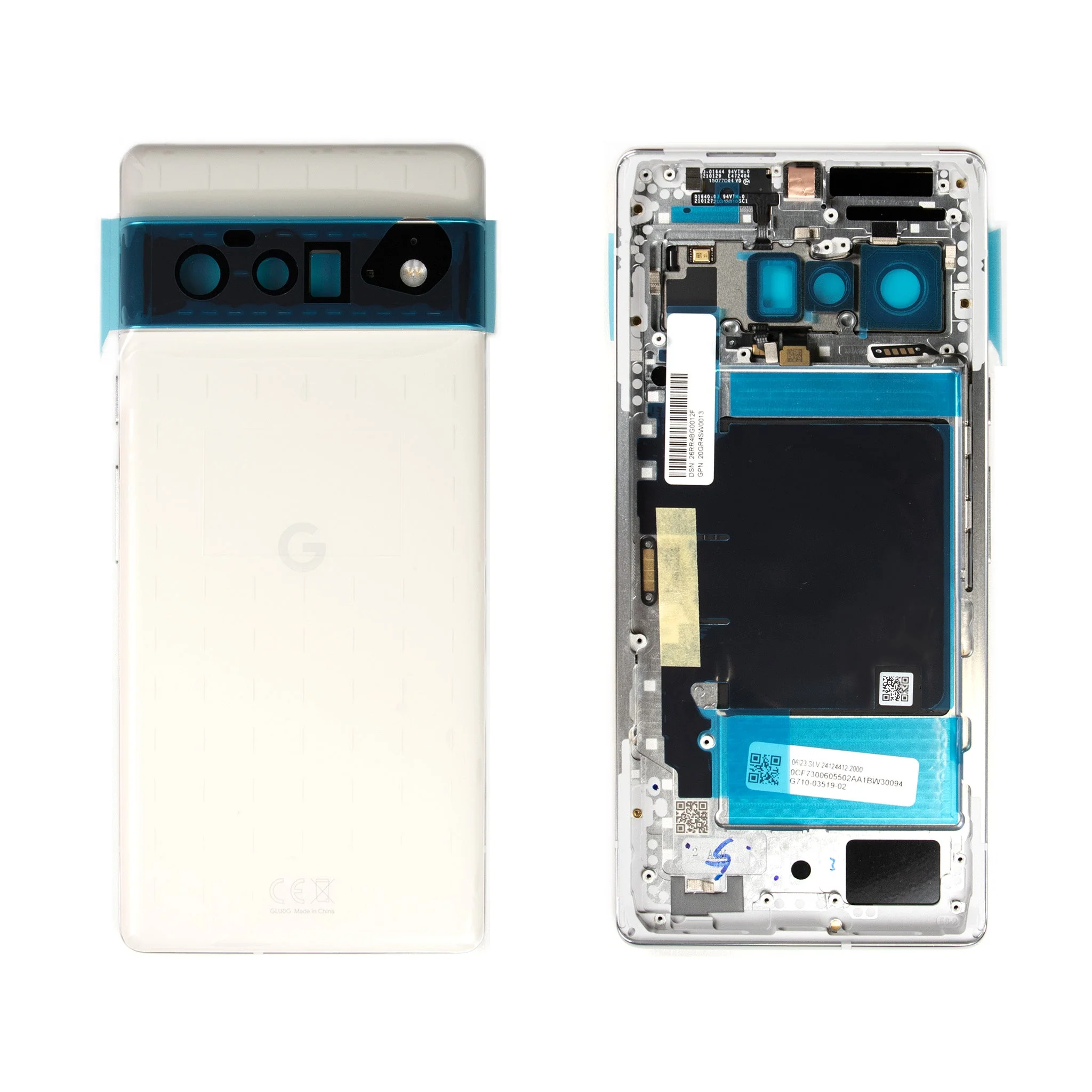Google Pixel 6 Pro Replacement Middle Frame and Rear Glass Housing with NFC - Image 3