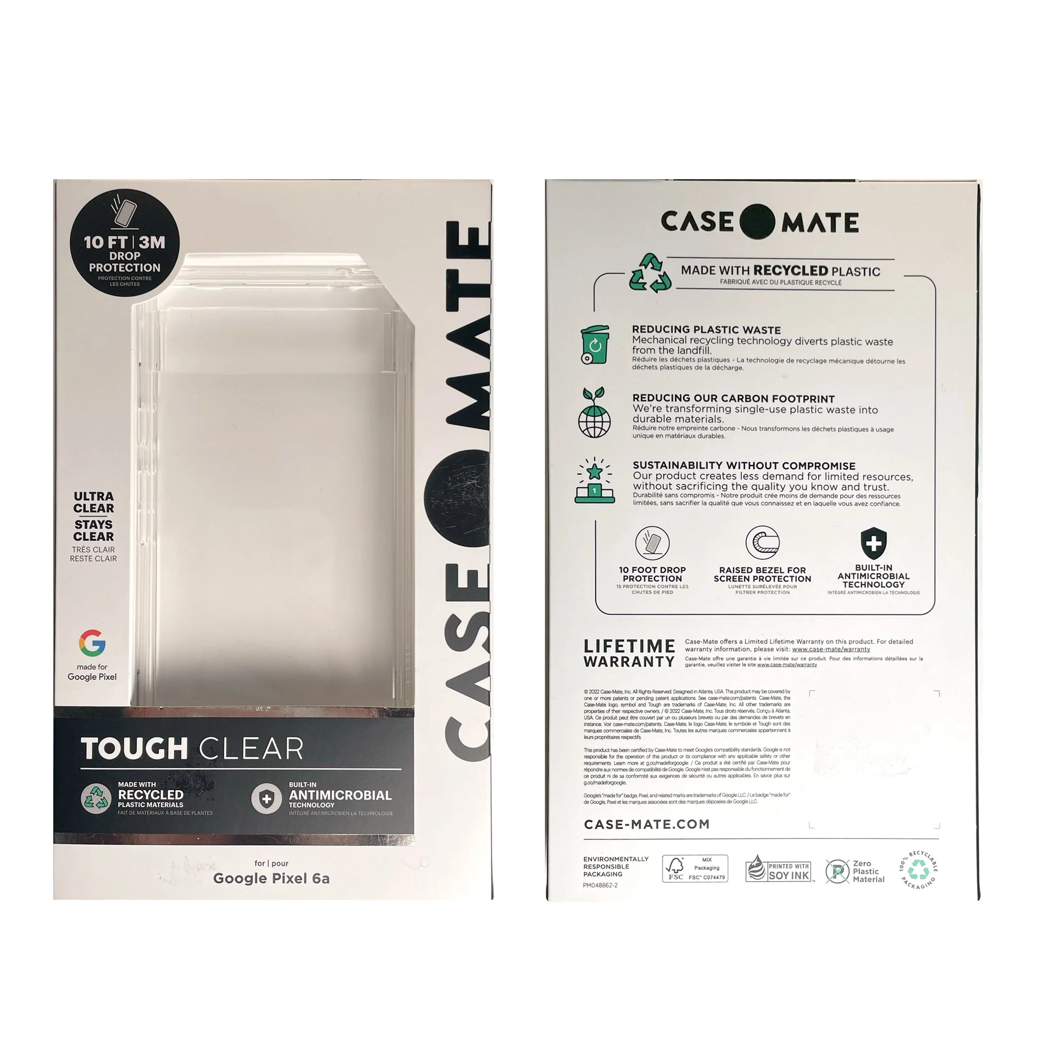 Case-Mate Tough Clear Case for Google Pixel 6a - Image 3