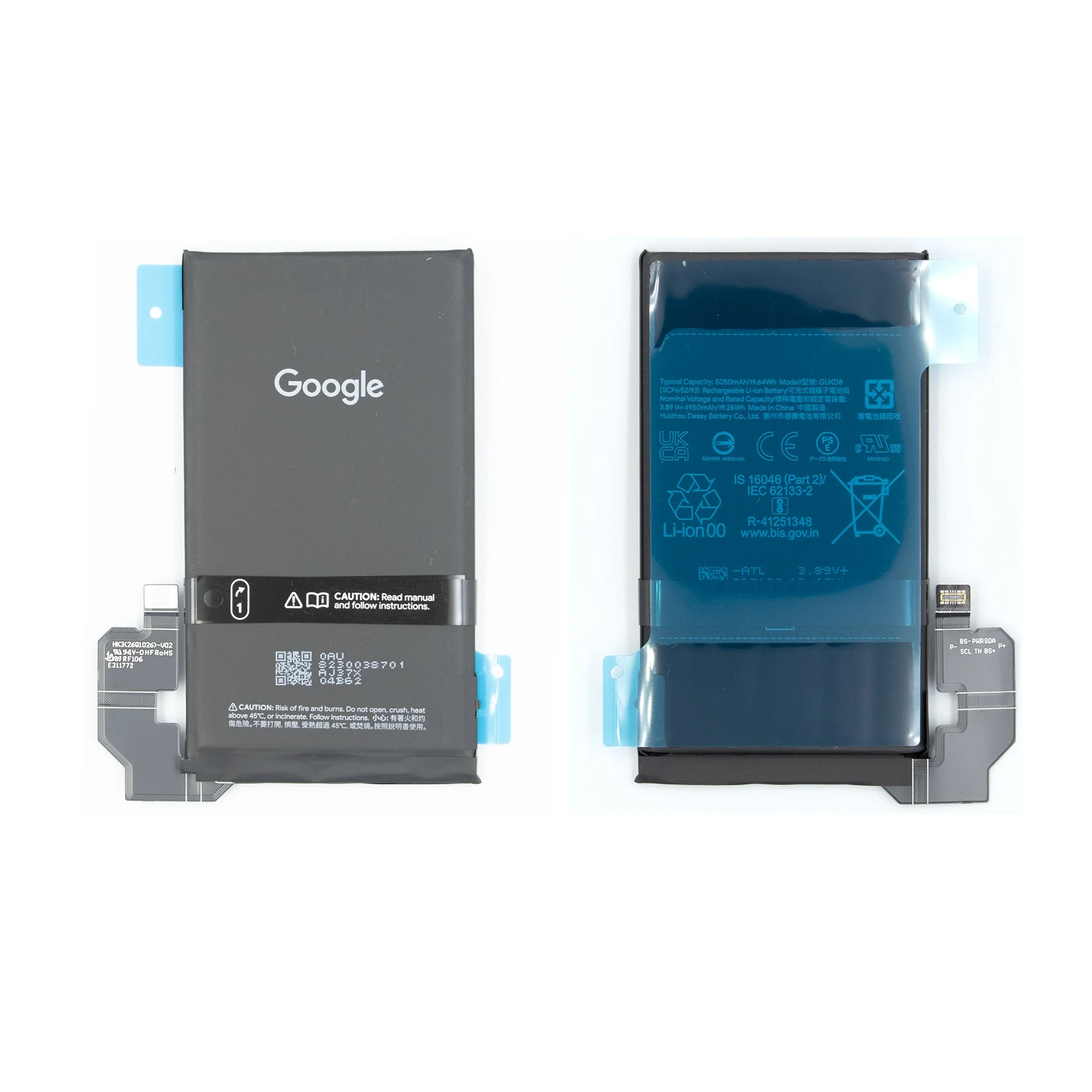 Google Pixel 8 Pro Replacement Genuine Battery - Service Pack - Image 3