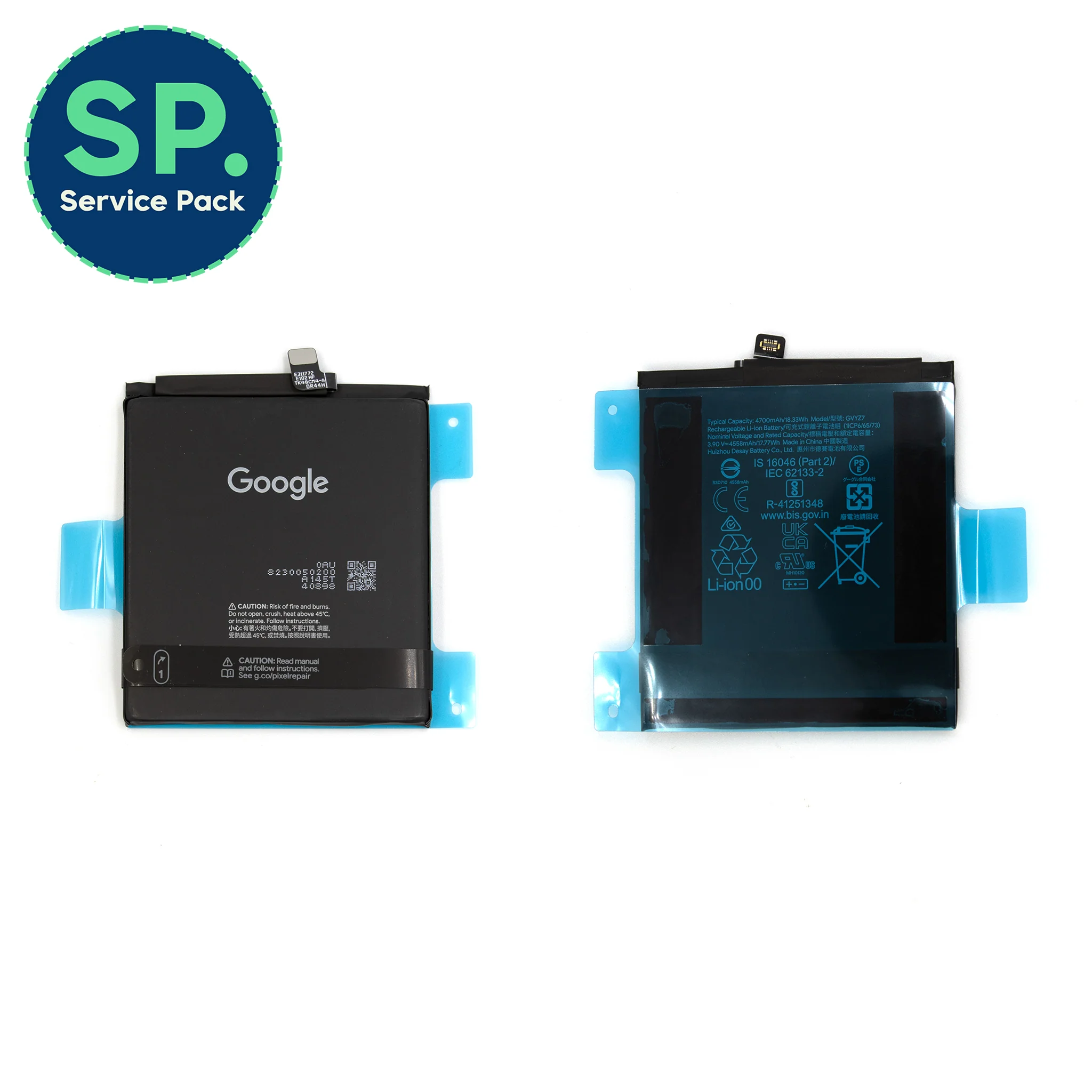 Google Pixel 9 Pro Replacement Genuine Battery - Service Pack - Image 2