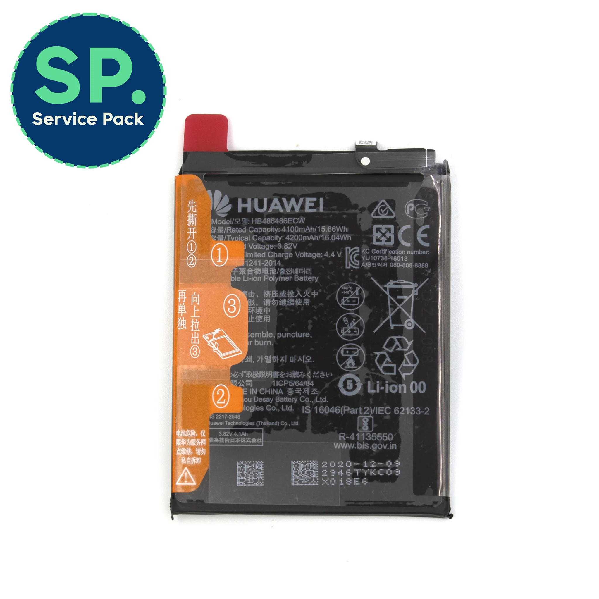 Huawei Mate 20 Pro Replacement Battery Genuine Service Pack HB486486ECW - Image 3