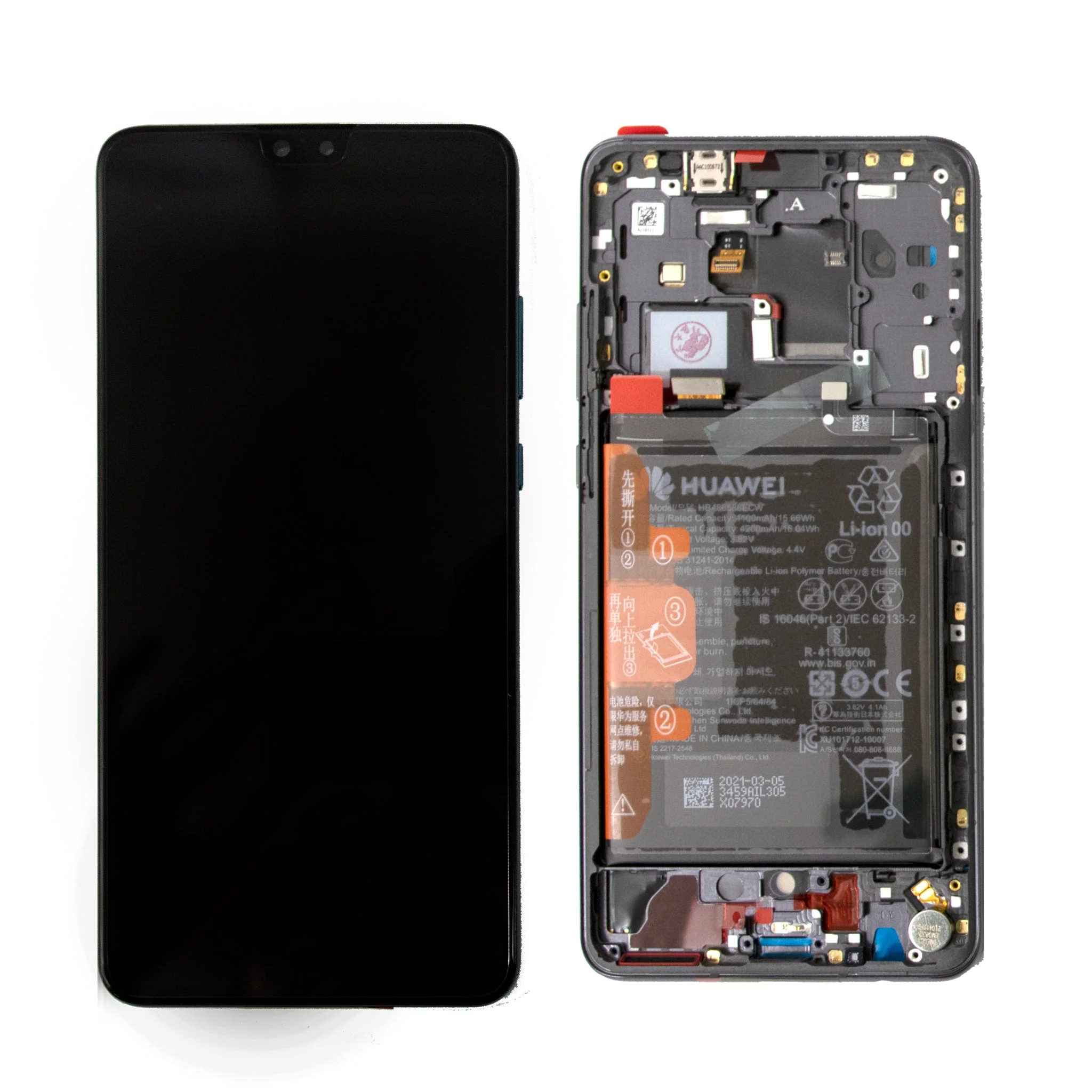 Huawei Mate 30 Replacement LCD Screen with Frame - Image 2