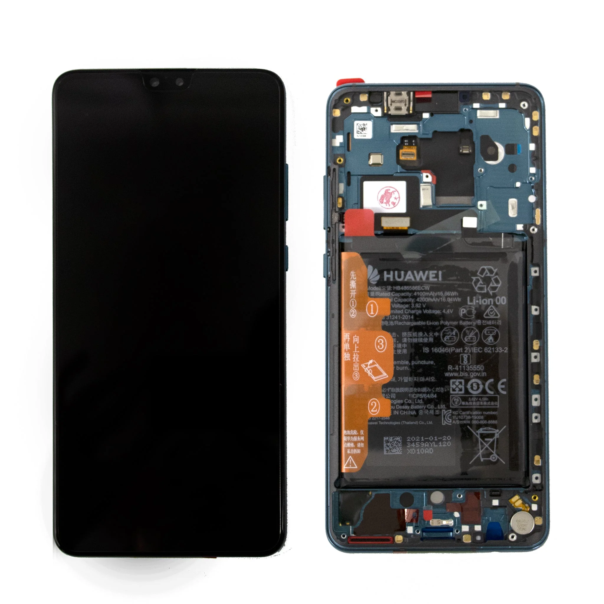 Huawei Mate 30 Replacement LCD Screen with Frame - Image 4