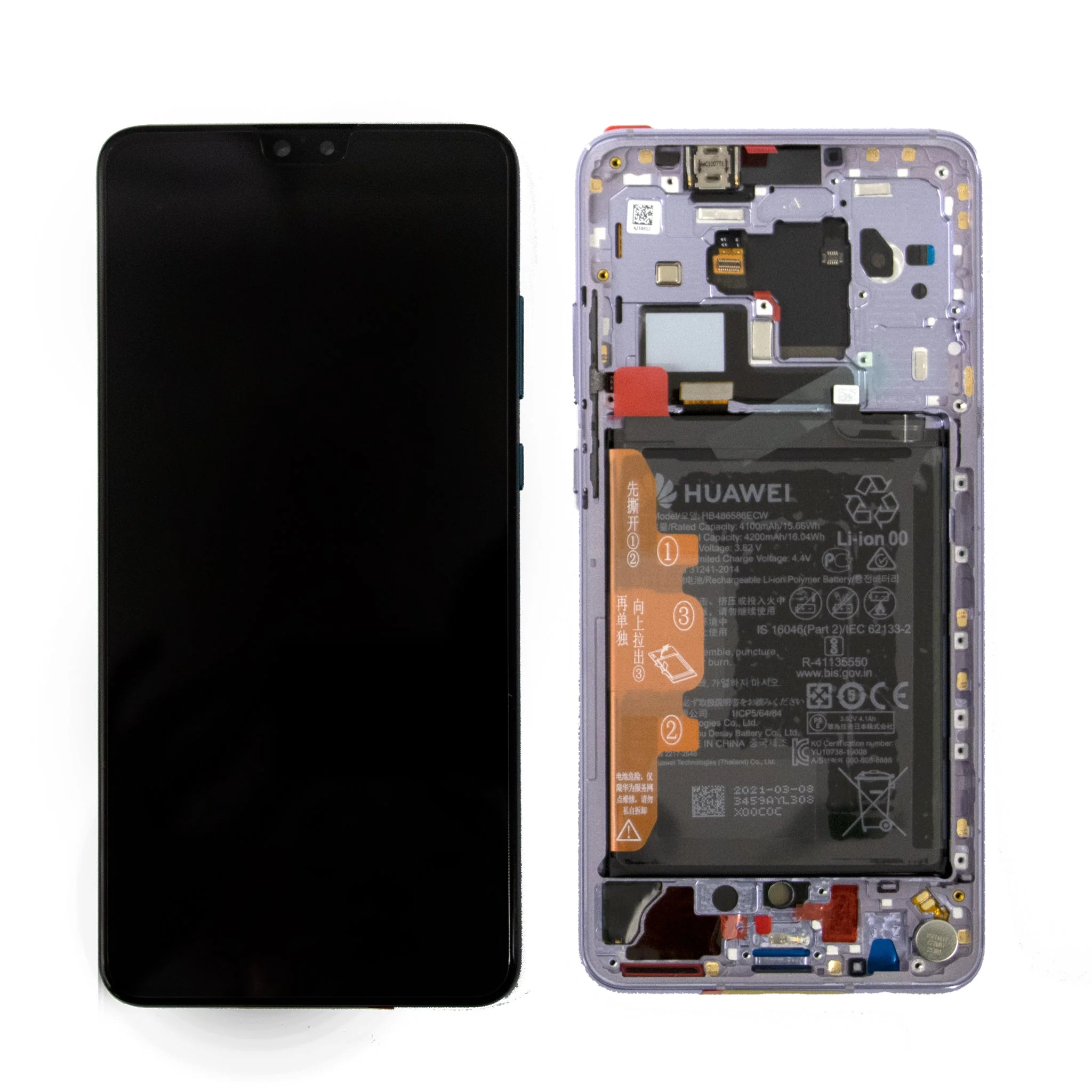 Huawei Mate 30 Replacement LCD Screen with Frame - Image 5