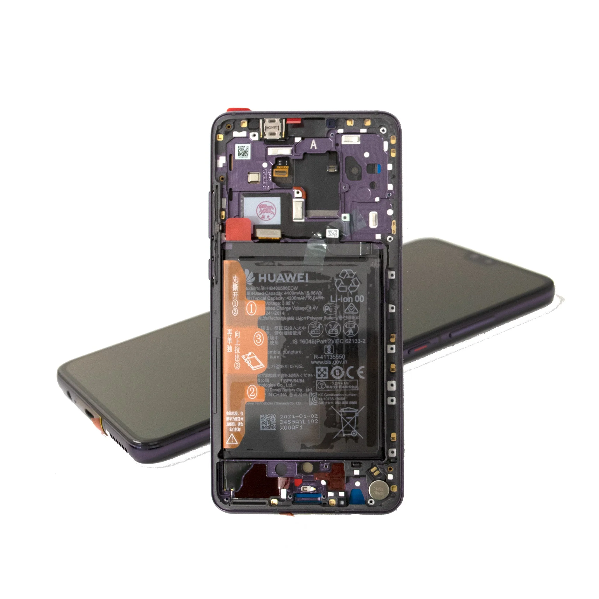 Huawei Mate 30 Replacement LCD Screen with Frame - Image 7