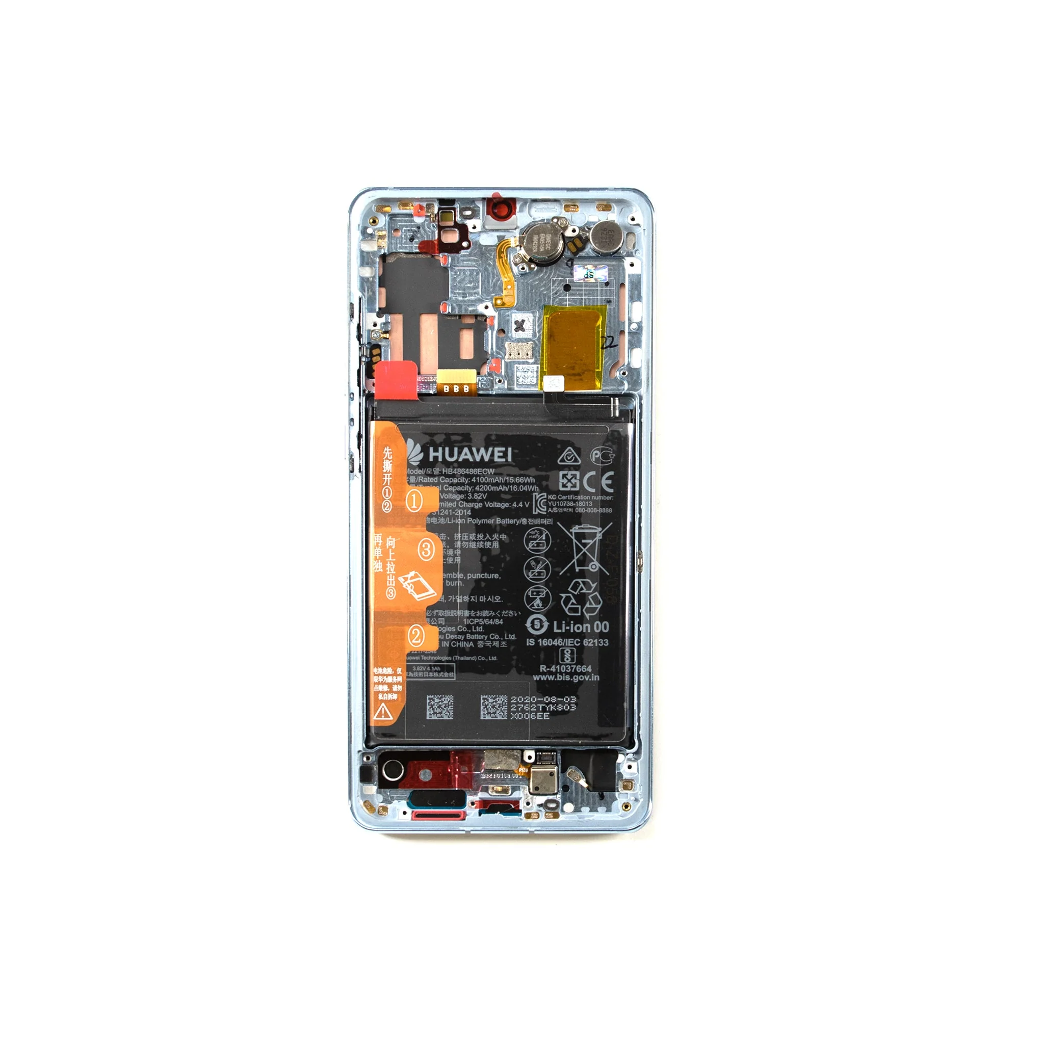 Huawei P30 Pro Replacement LCD Screen Assembly with Frame (Service Pack) - Image 4
