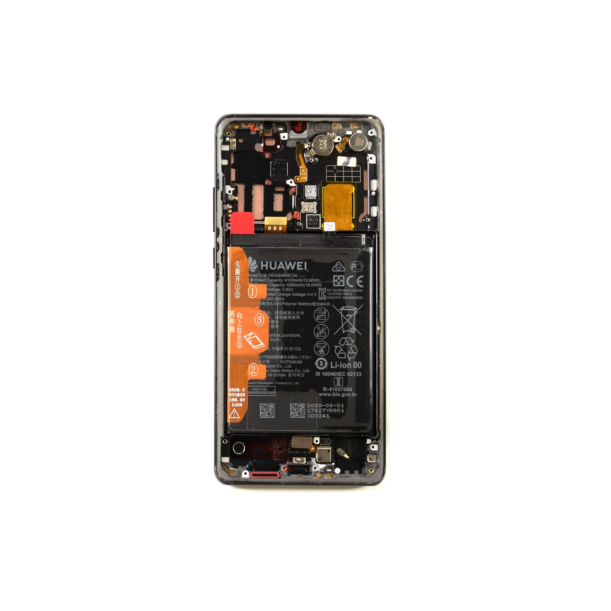 Huawei P30 Pro Replacement LCD Screen Assembly with Frame (Service Pack) - Image 5