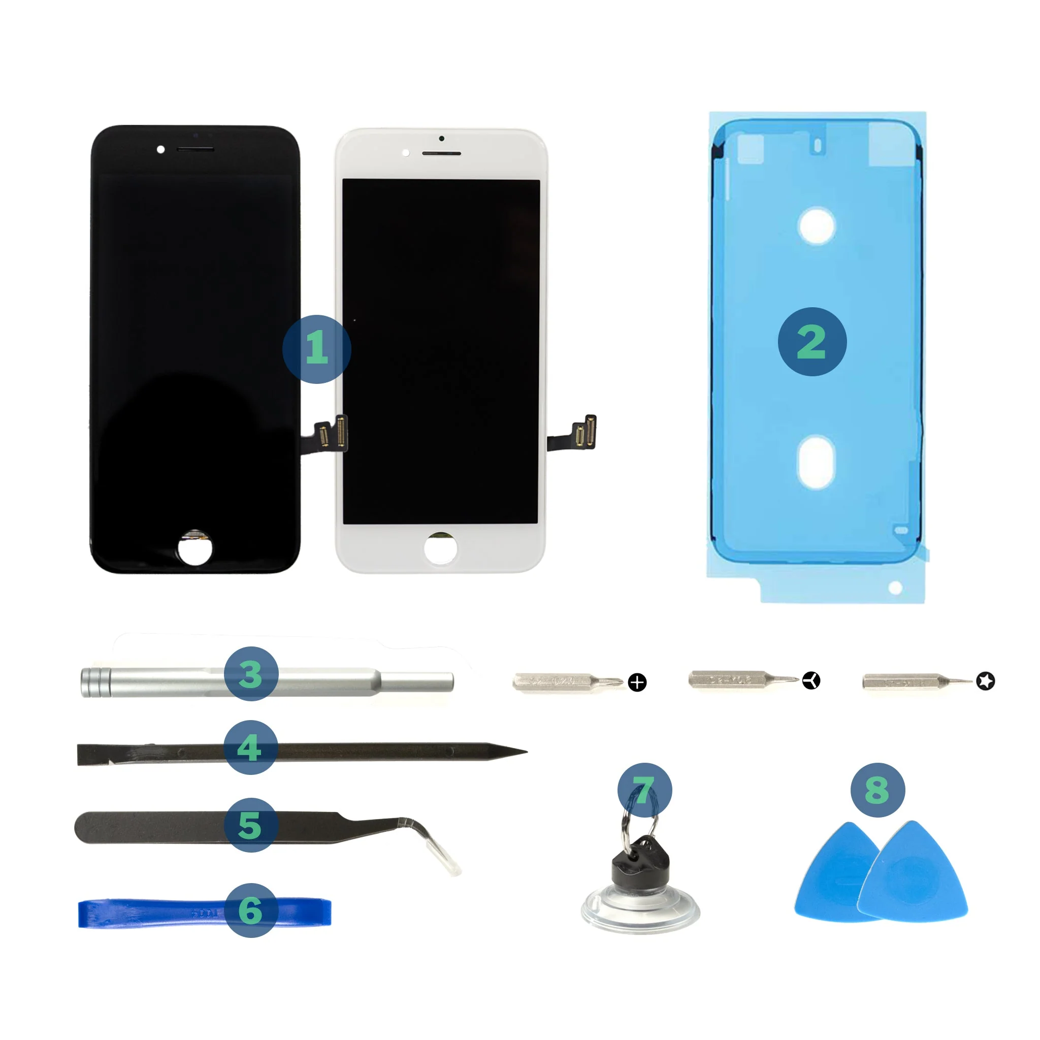 For iPhone 7 DIY LCD Screen Repair Kit - Image 2