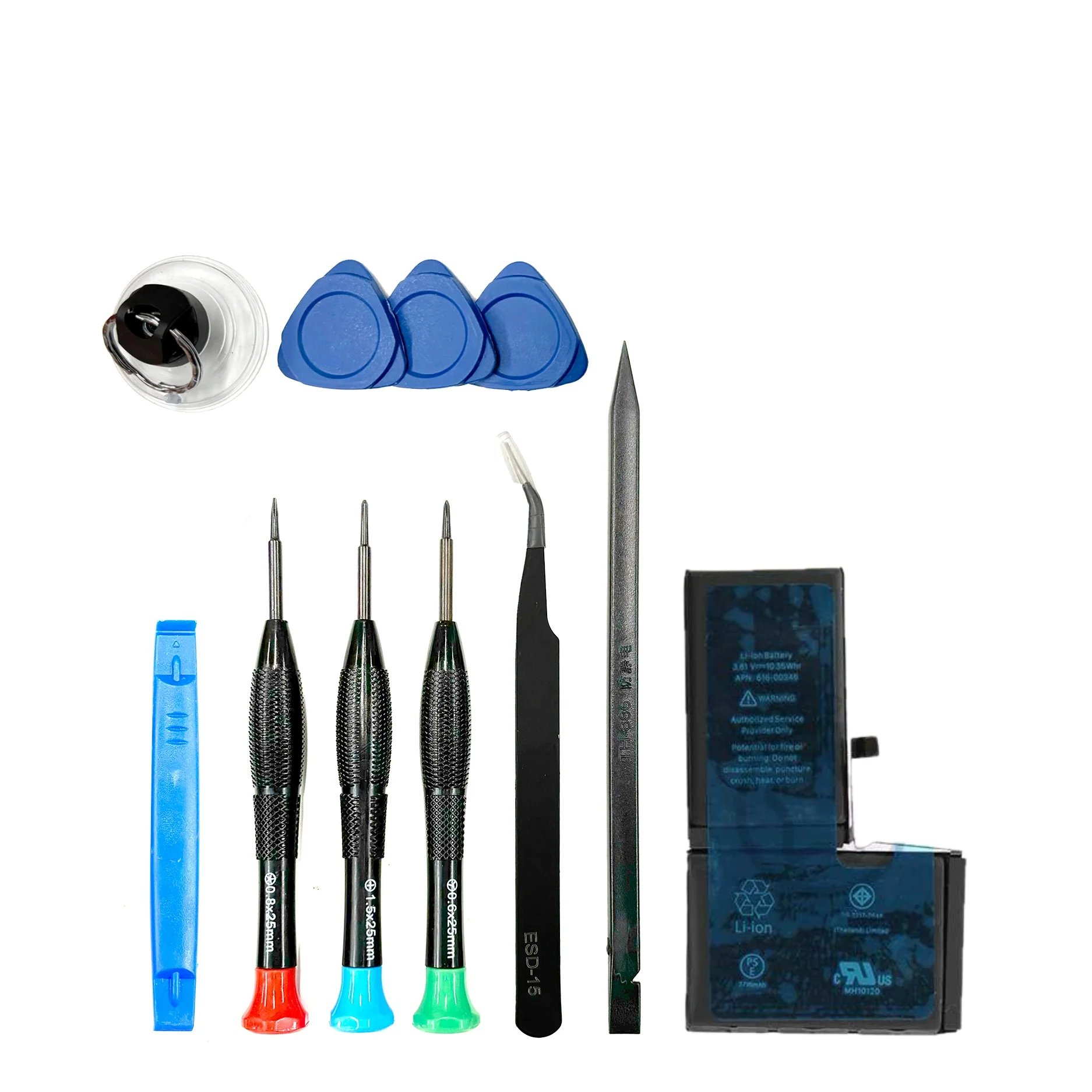 iPhone X DIY Battery Replacement Kit (High Capacity + Tools) - Image 2