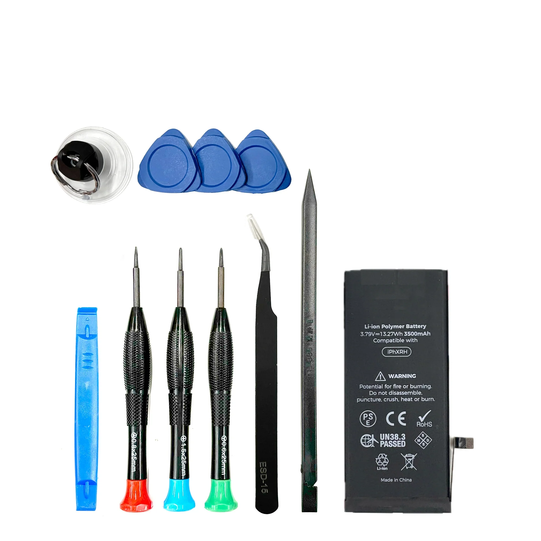 iPhone XR DIY Battery Replacement Kit (High Capacity + Tools) - Image 2