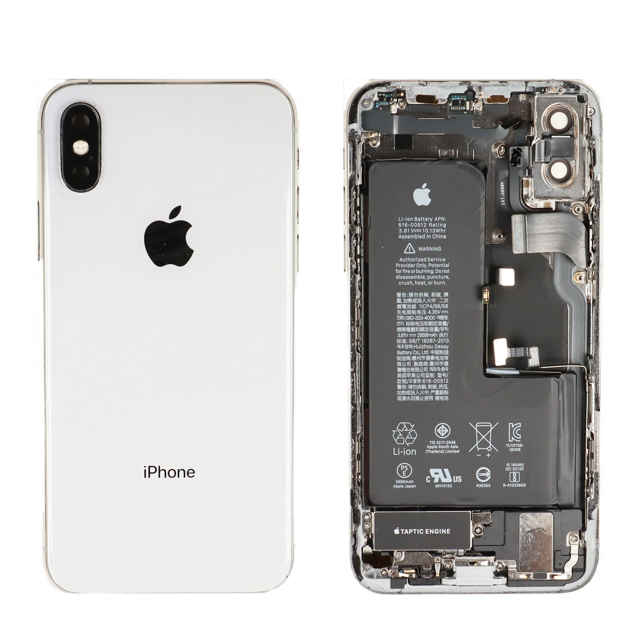 iPhone XS Rear Glass Housing and Frame no - Image 2