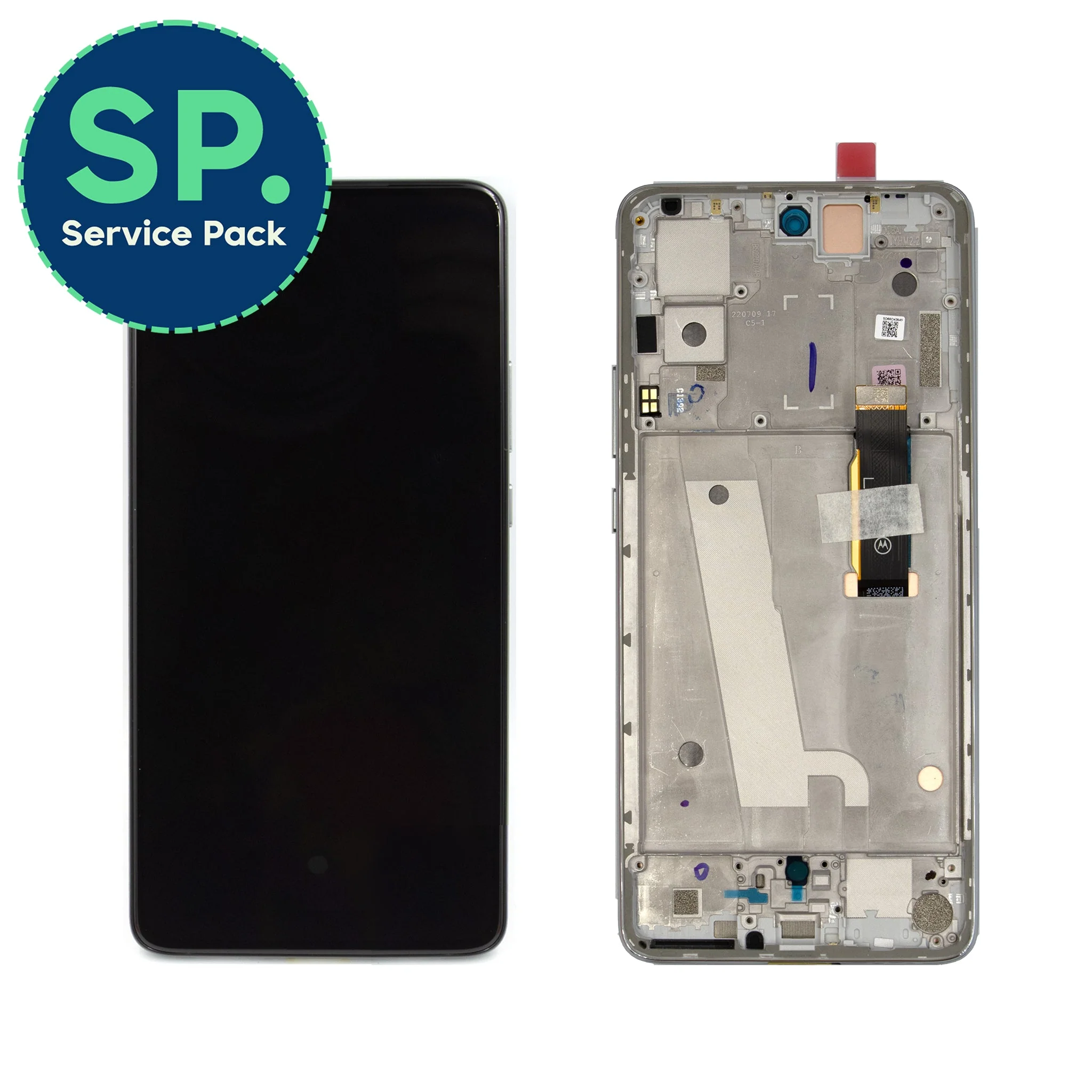 Motorola Edge 30 Replacement LCD Screen with Frame (Genuine) - Image 2