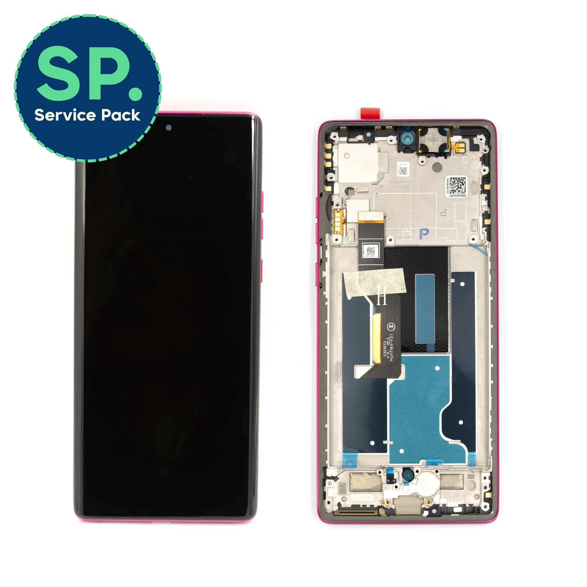 Motorola Edge 50 Fusion Replacement LCD Screen with Frame (Service Pack) - Image 3