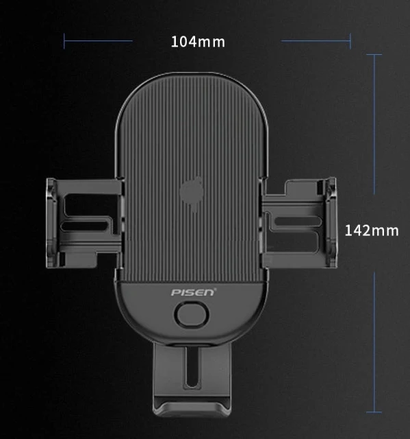 Pisen Phone Car Holder - Wireless 15w Fast Charger - Image 2