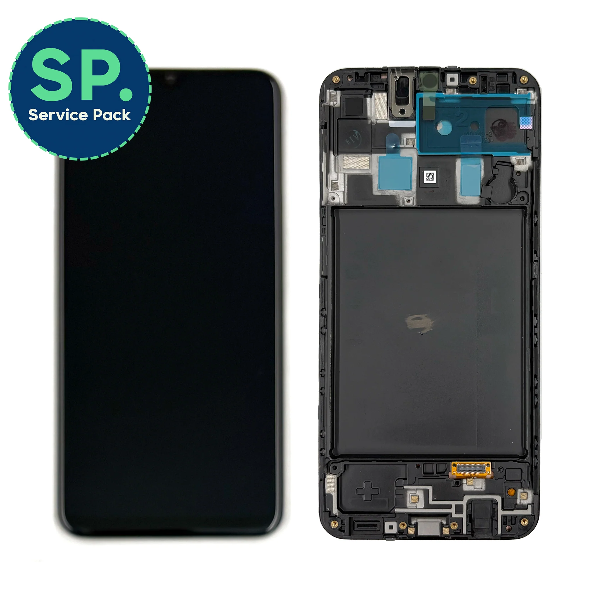 Samsung Galaxy A20 Replacement LCD Screen with frame - Genuine - Image 2