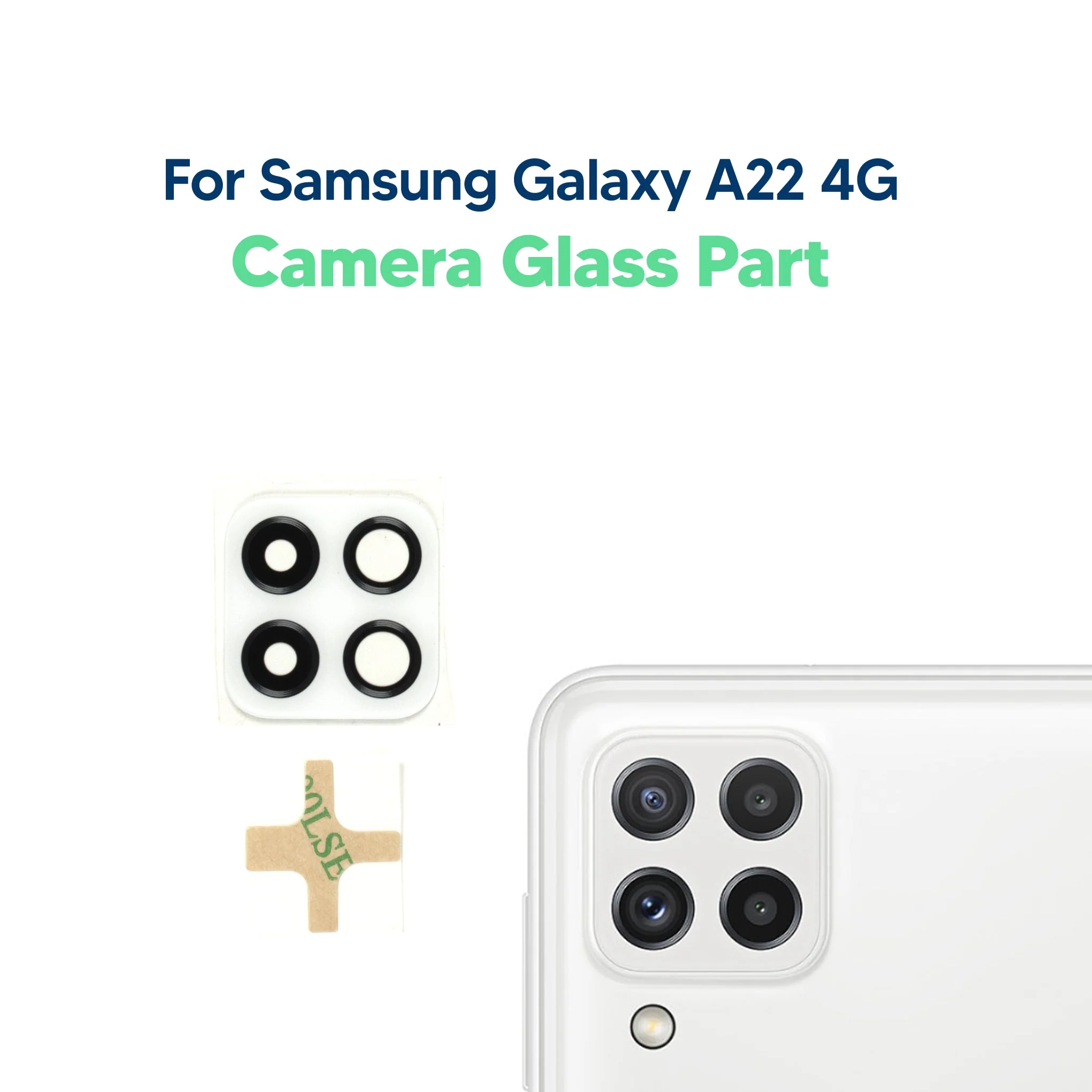 Samsung Galaxy A22 4G Replacement Rear Camera Lens Glass - Image 3