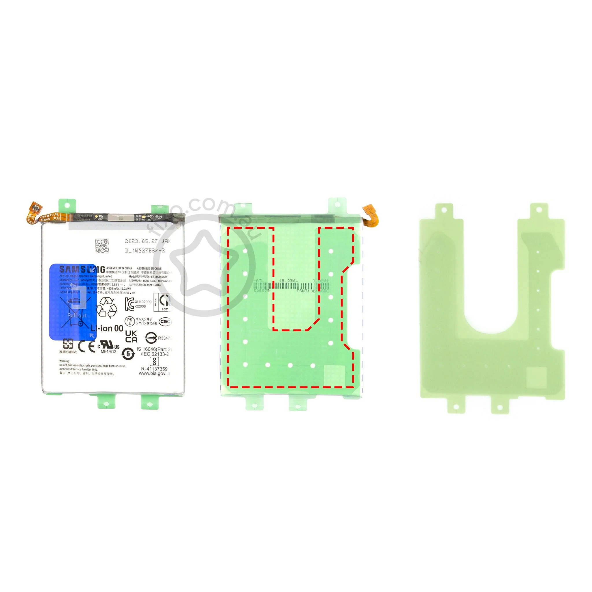 Samsung Galaxy A35 Battery Adhesive Sticker - Genuine - Image 2