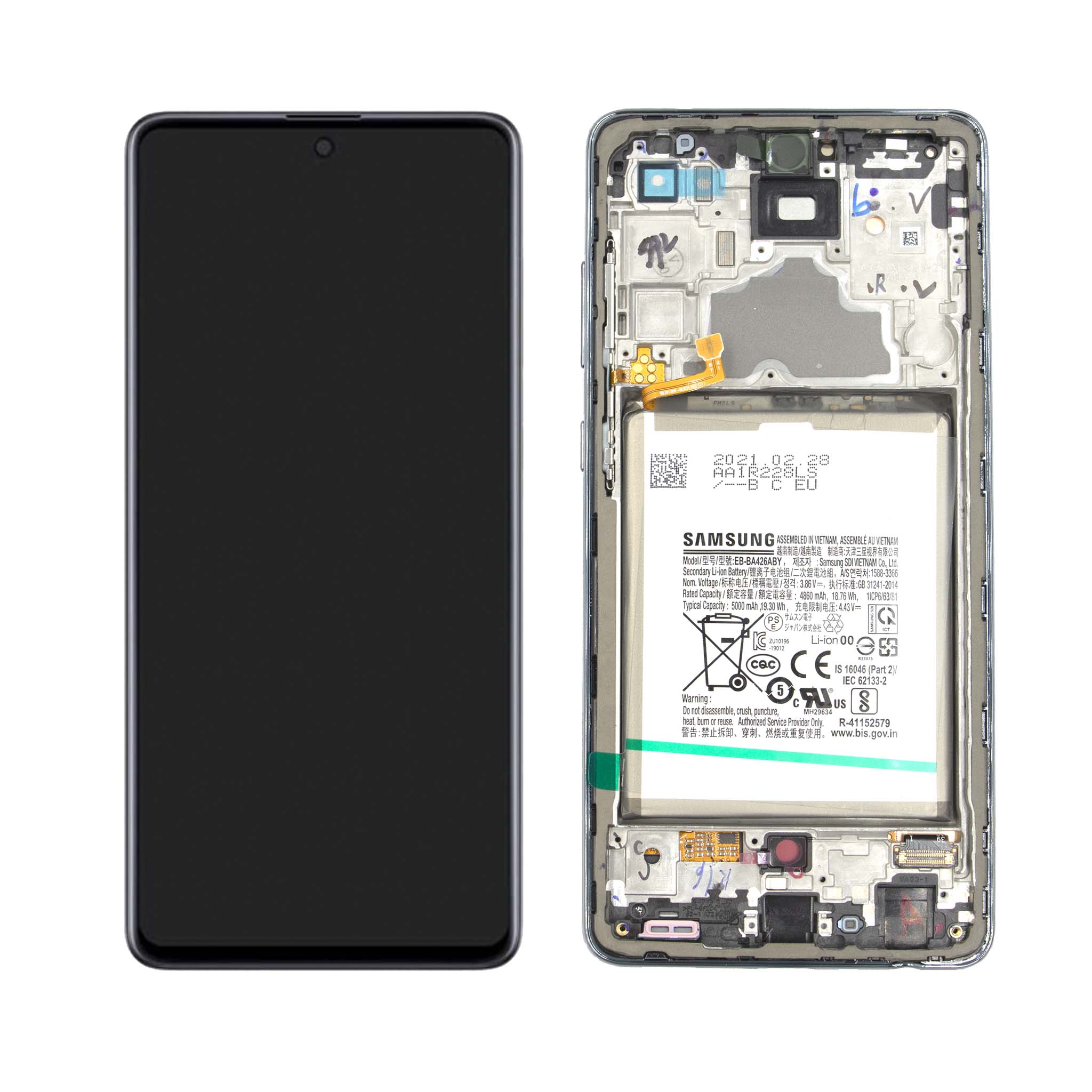 Samsung Galaxy A72 4G Replacement LCD Screen - Image 2
