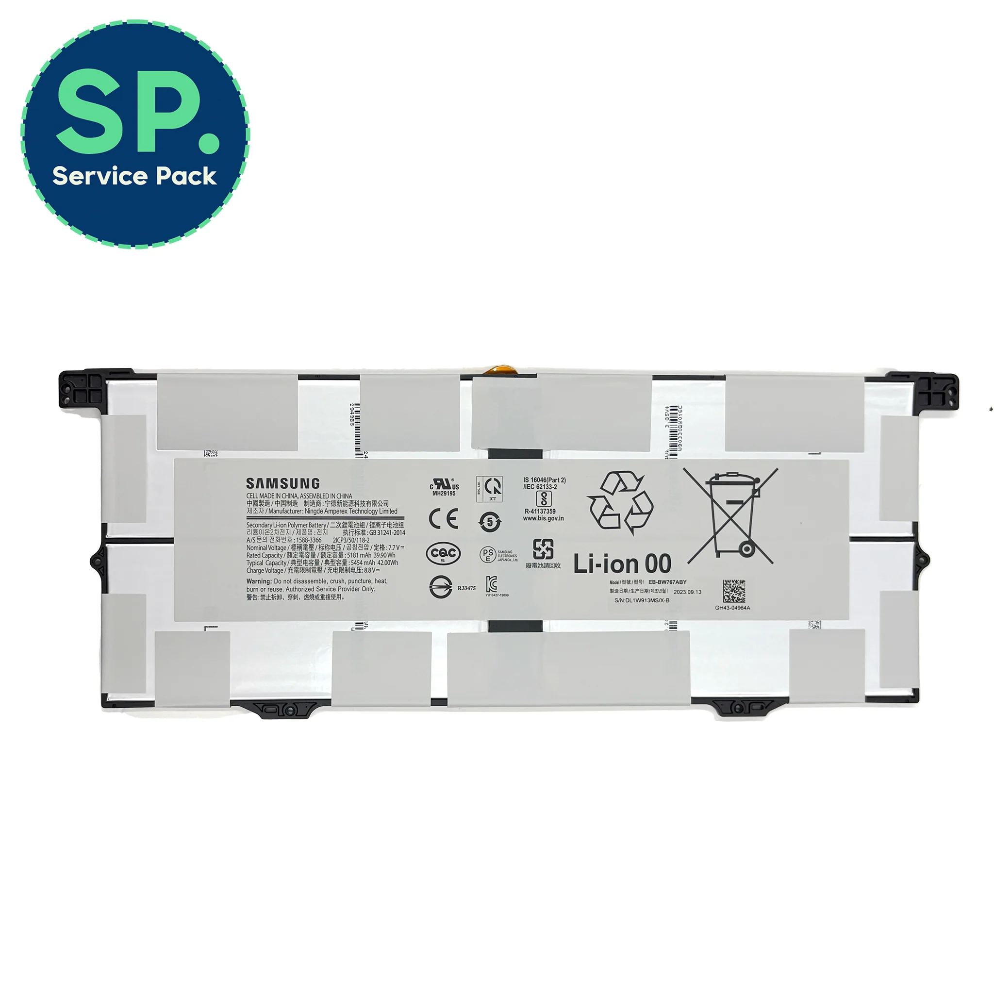 Samsung Galaxy Book S Laptop Replacement Battery - Genuine - Image 2