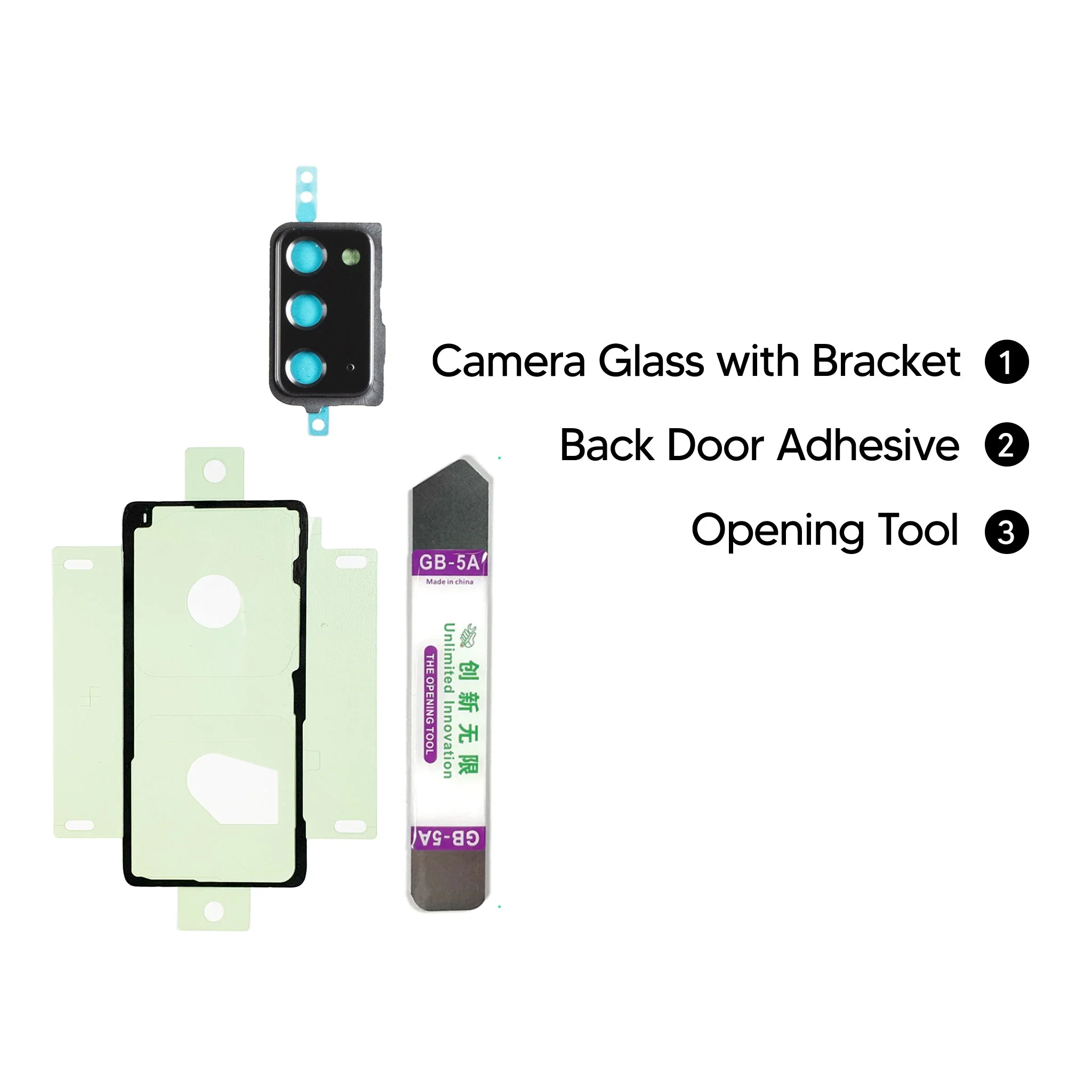 Samsung Galaxy Note 20 Replacement Camera Glass & Bracket - Image 3