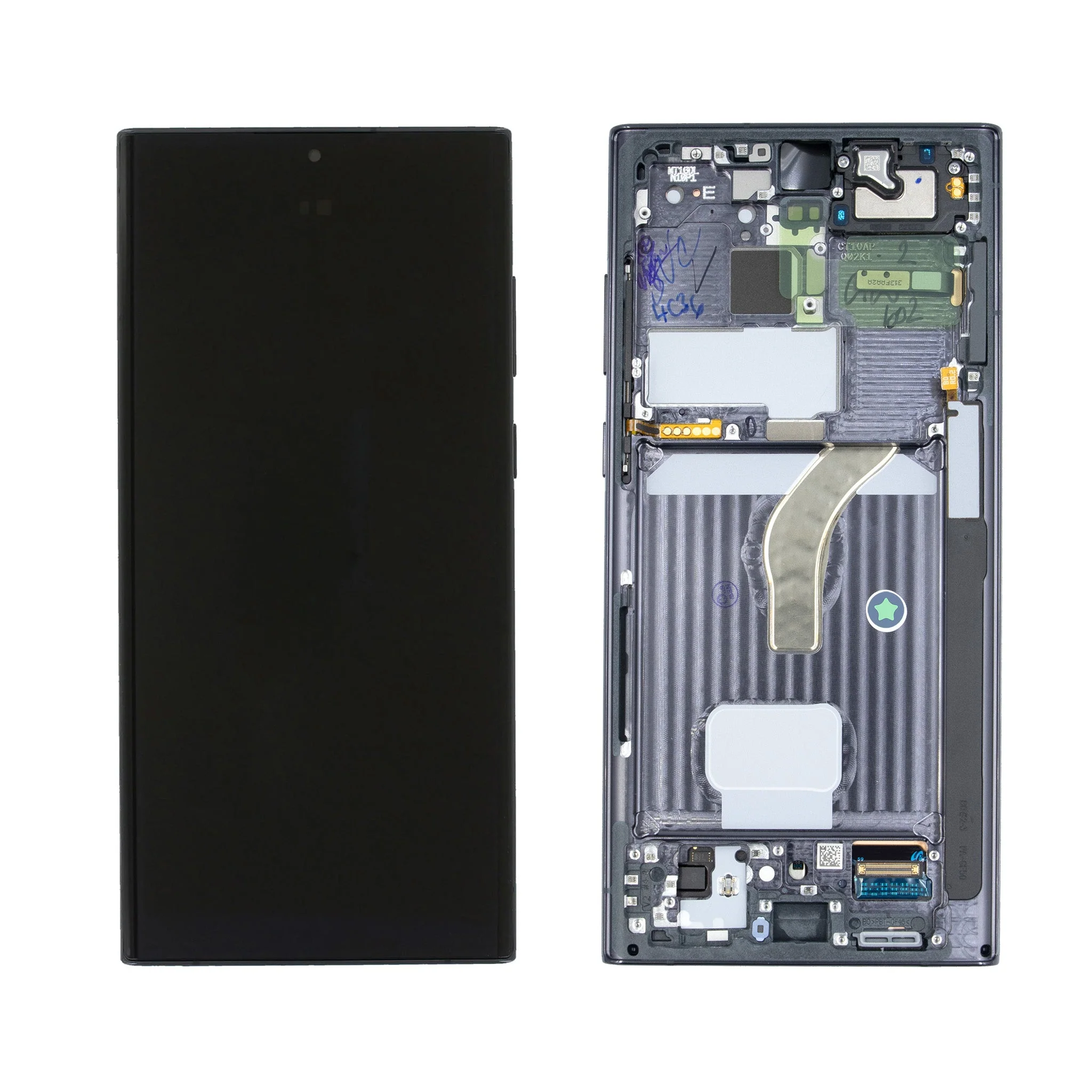Samsung Galaxy S22 Ultra Replacement OLED Screen with Frame (Genuine Samsung Service Pack) - Image 3