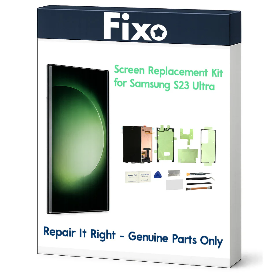 Samsung Galaxy S23 Ultra Screen Replacement DIY Kit (Genuine Parts) – Without Frame - Image 2