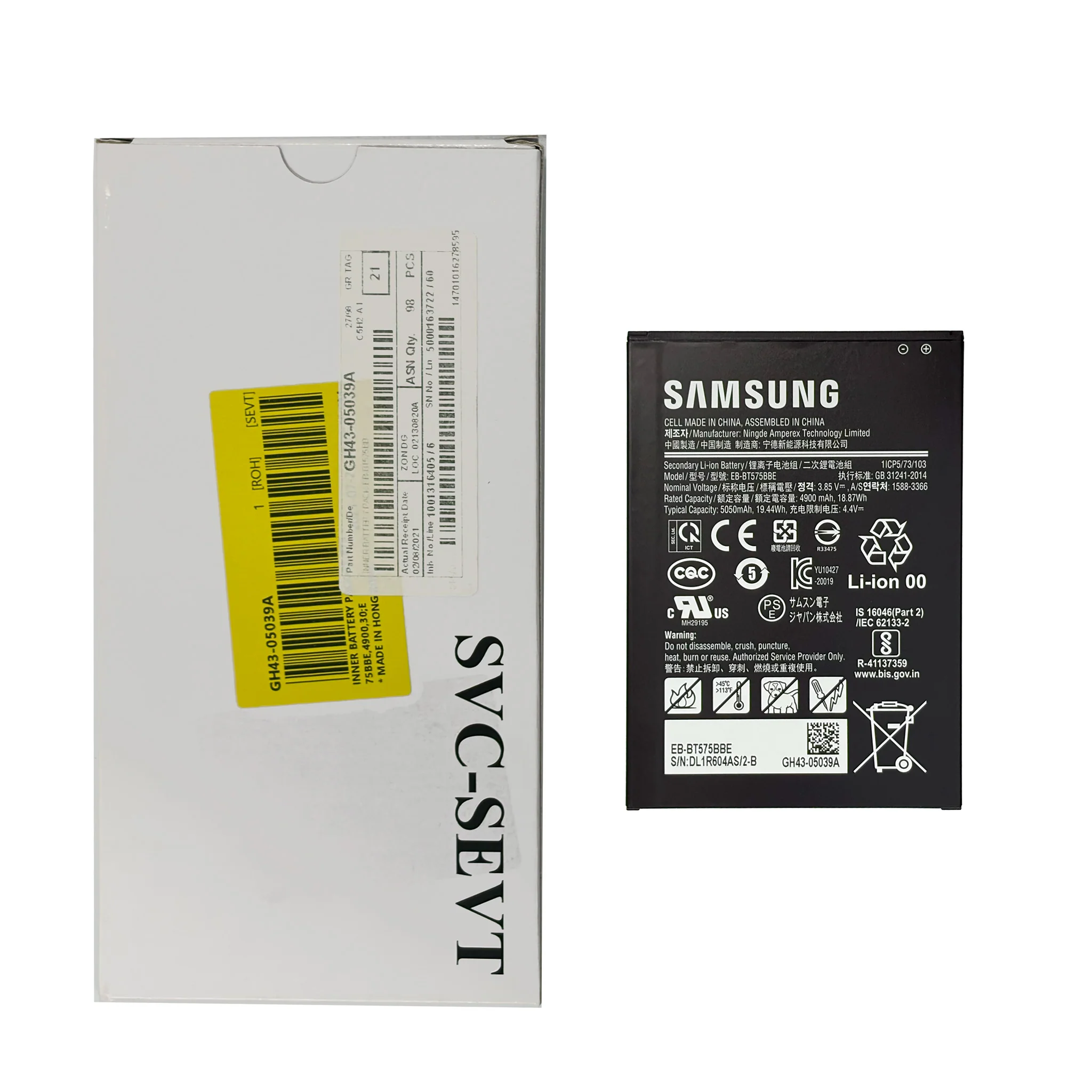 Samsung Galaxy Tab Active3 Replacement Battery - Genuine - Image 3