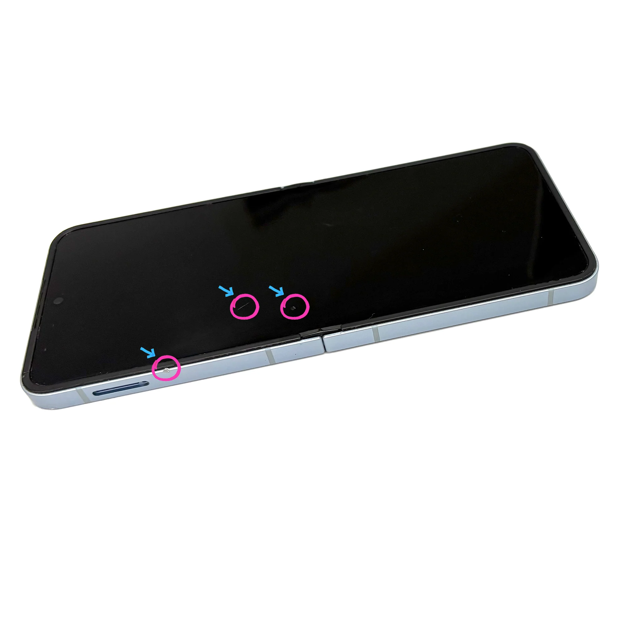 Samsung Galaxy Z Flip6 Replacement LCD/AMOLED Internal Screen - Blemish - Image 3