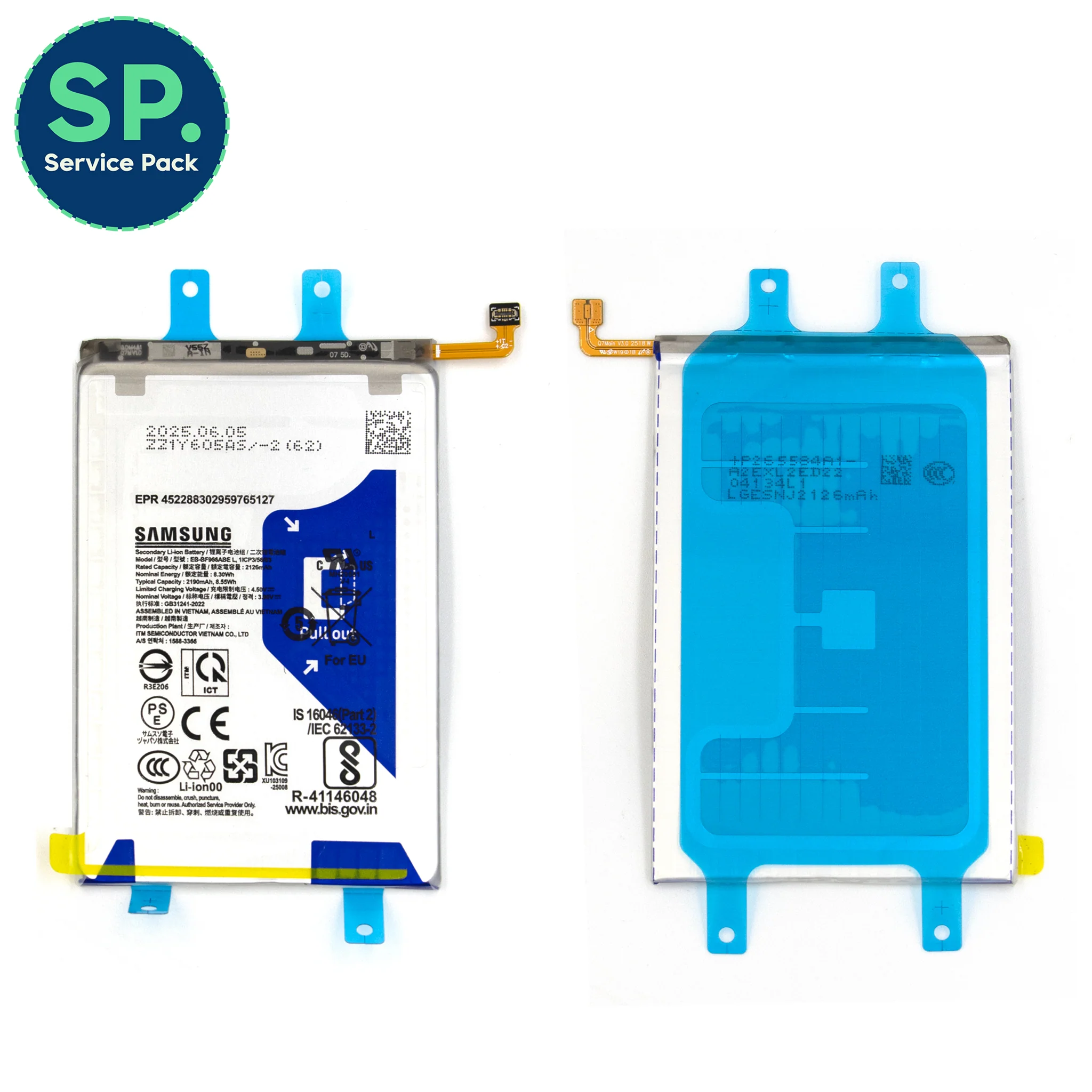 Samsung Galaxy Z Fold7 Replacement 2190mAh Battery - Genuine - Image 2