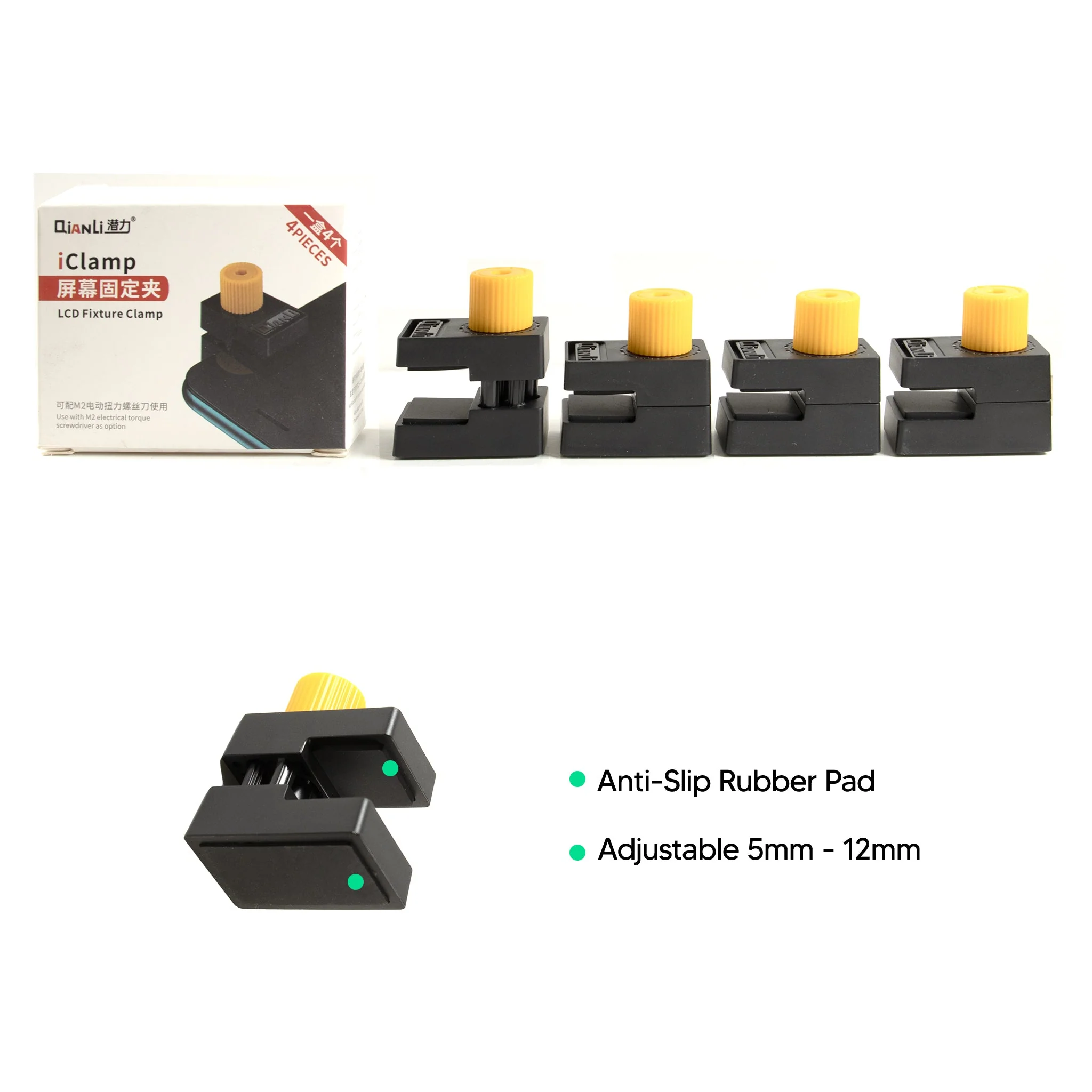iClamp Screen Replacement Clamps 4-Pack - Image 2